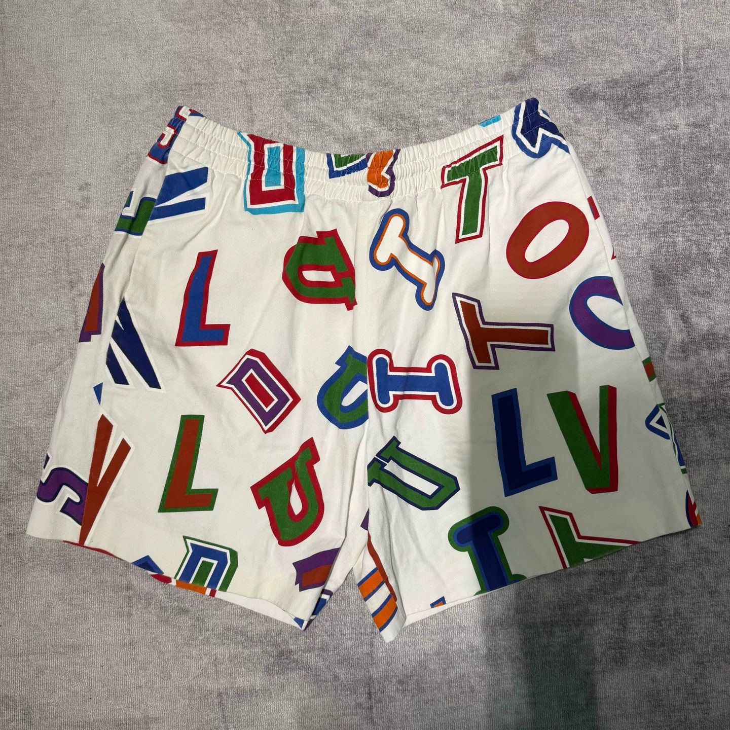 Louis Vuitton Louis All-Over Print Drawstring Shorts Size US 34 / EU 50 - 1 Thumbnail