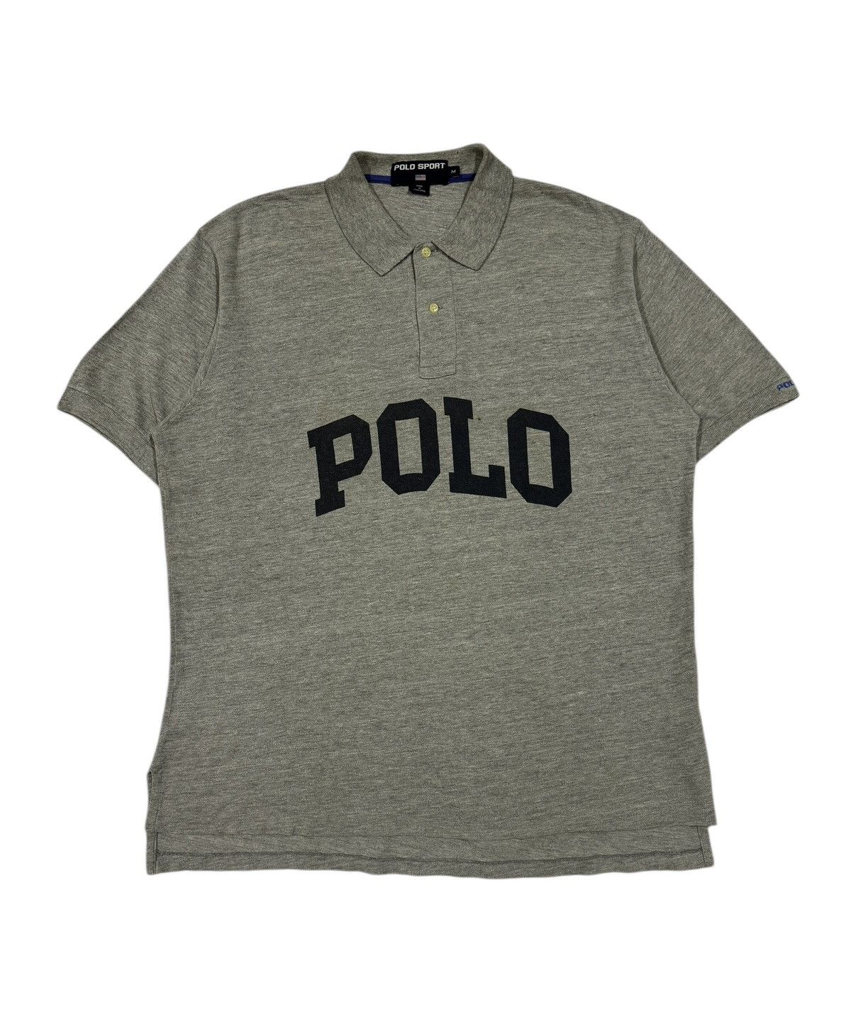 Polo Ralph Lauren × RRL Ralph Lauren × Vintage Vtg🔥90’s Polo Sports Spell Out Og Logo Polo Shirt Size US M / EU 48-50 / 2 - 1 Thumbnail