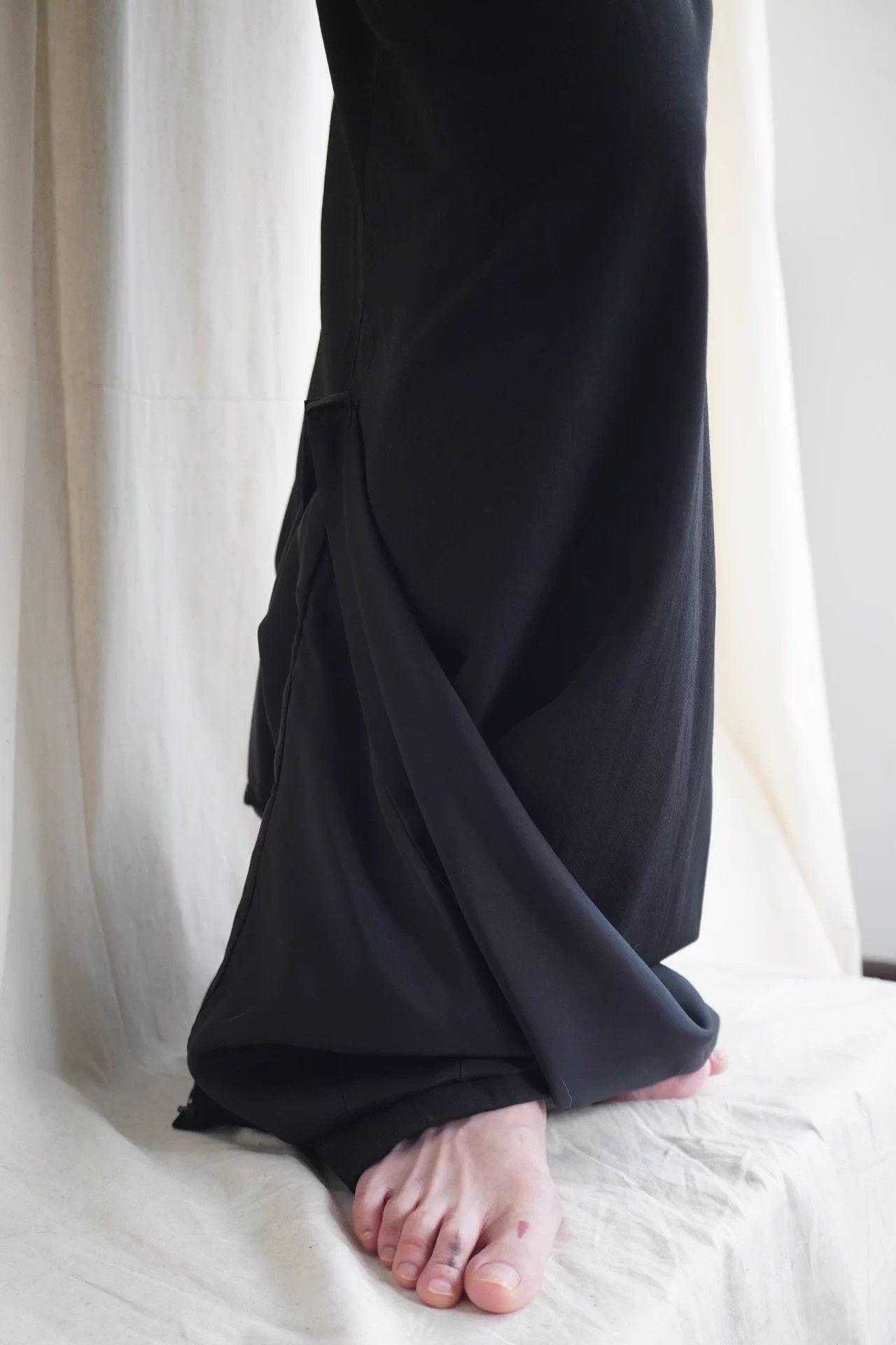 Comme des Garcons CDG 1991ss Convertible Fold Long Dress M (9/10) Size 27" / US 4 / IT 40 - 6 Thumbnail