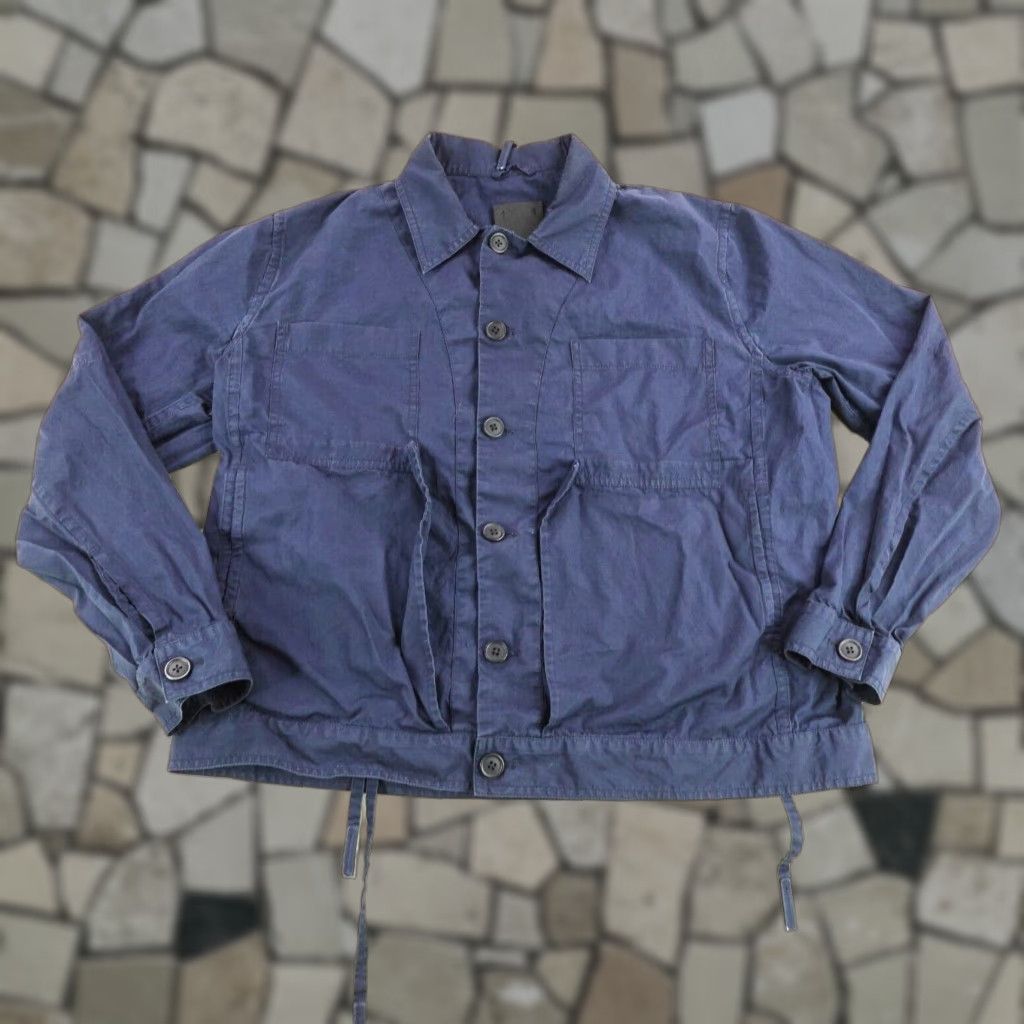 Craig Green VINTAGE Craig Green Jacket Mens XL Blue Lightweight Utility Button Up Coat with Pockets Size US XL / EU 56 / 4 - 1 Thumbnail