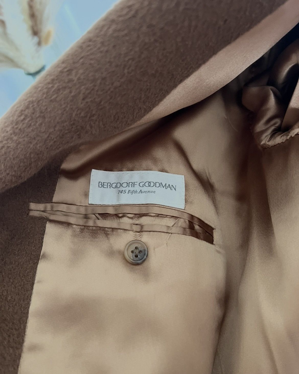 Bergdorf Goodman Vintage Bergdorf Goodman Cashmere Pea Coat Size US XL / EU 56 / 4 - 3 Thumbnail