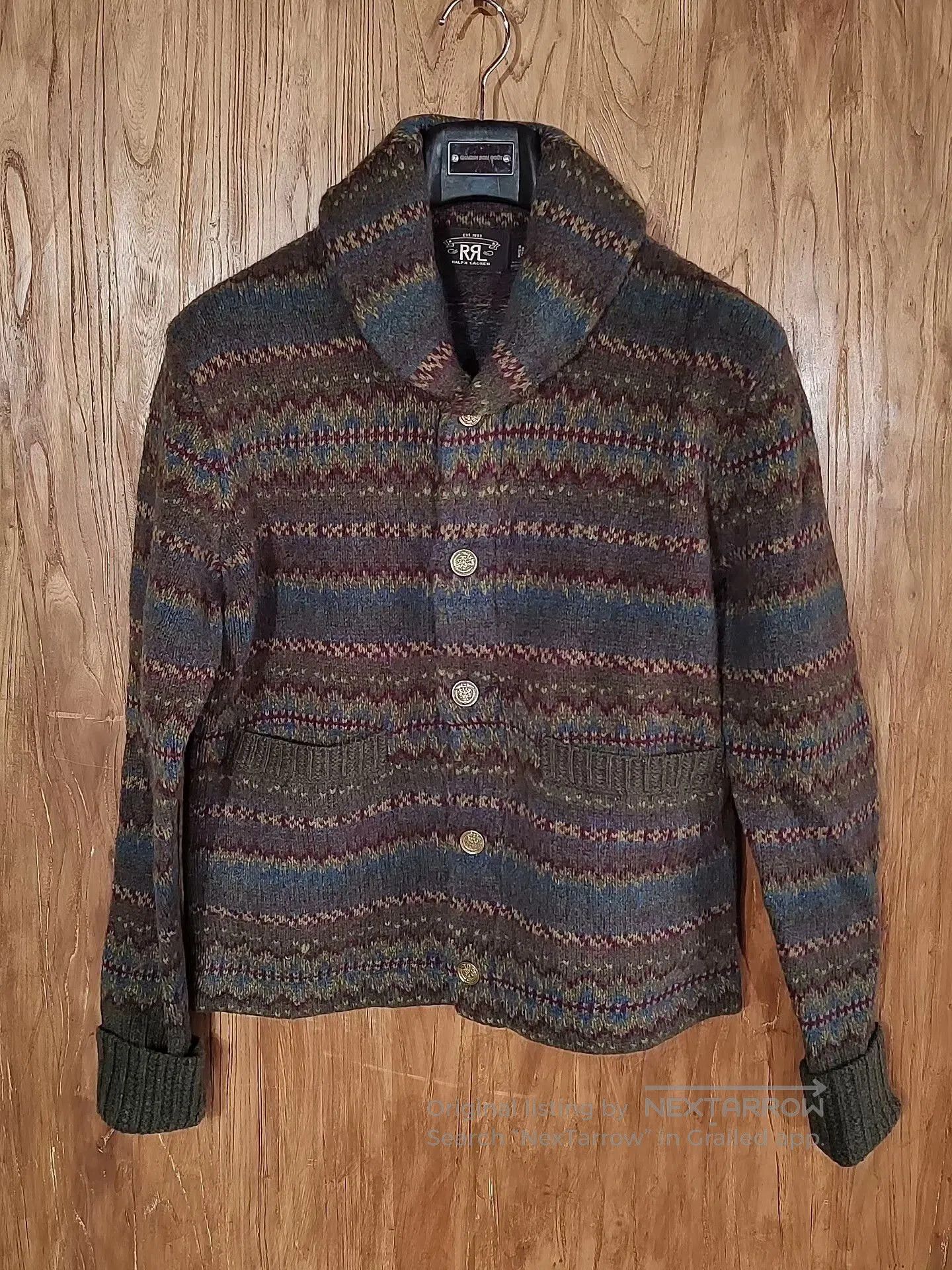 RRL Ralph Lauren Fair Isle Wool-Blend Cardigan RRL Ralph Lauren. Size US M / EU 48-50 / 2 - 1 Thumbnail