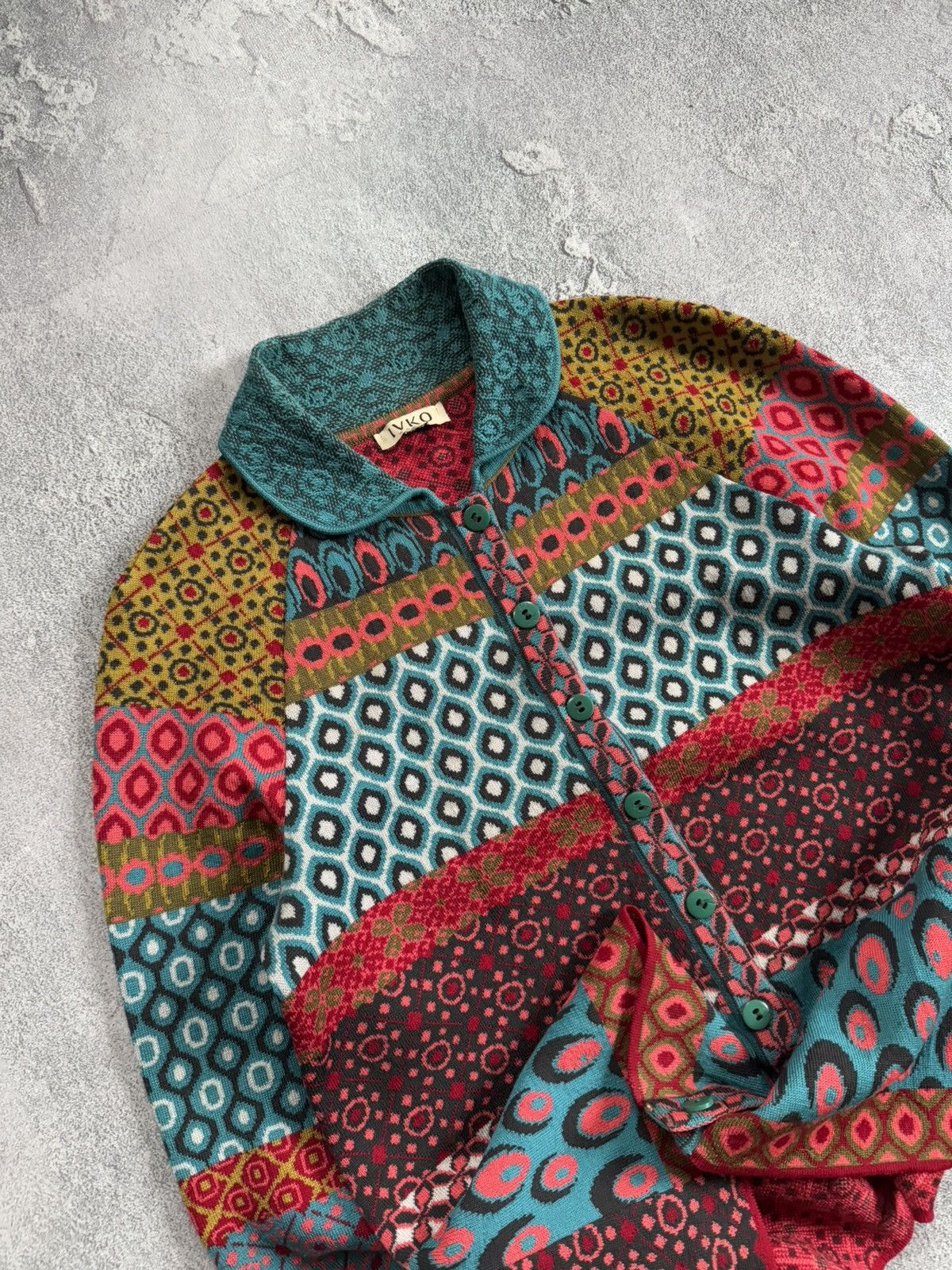 Dale Of Norway × Designer × Moods of Norway Ivko 36/38 anthracite button up cardigan sweater knitwear Size S / US 4 / IT 40 - 2 Thumbnail