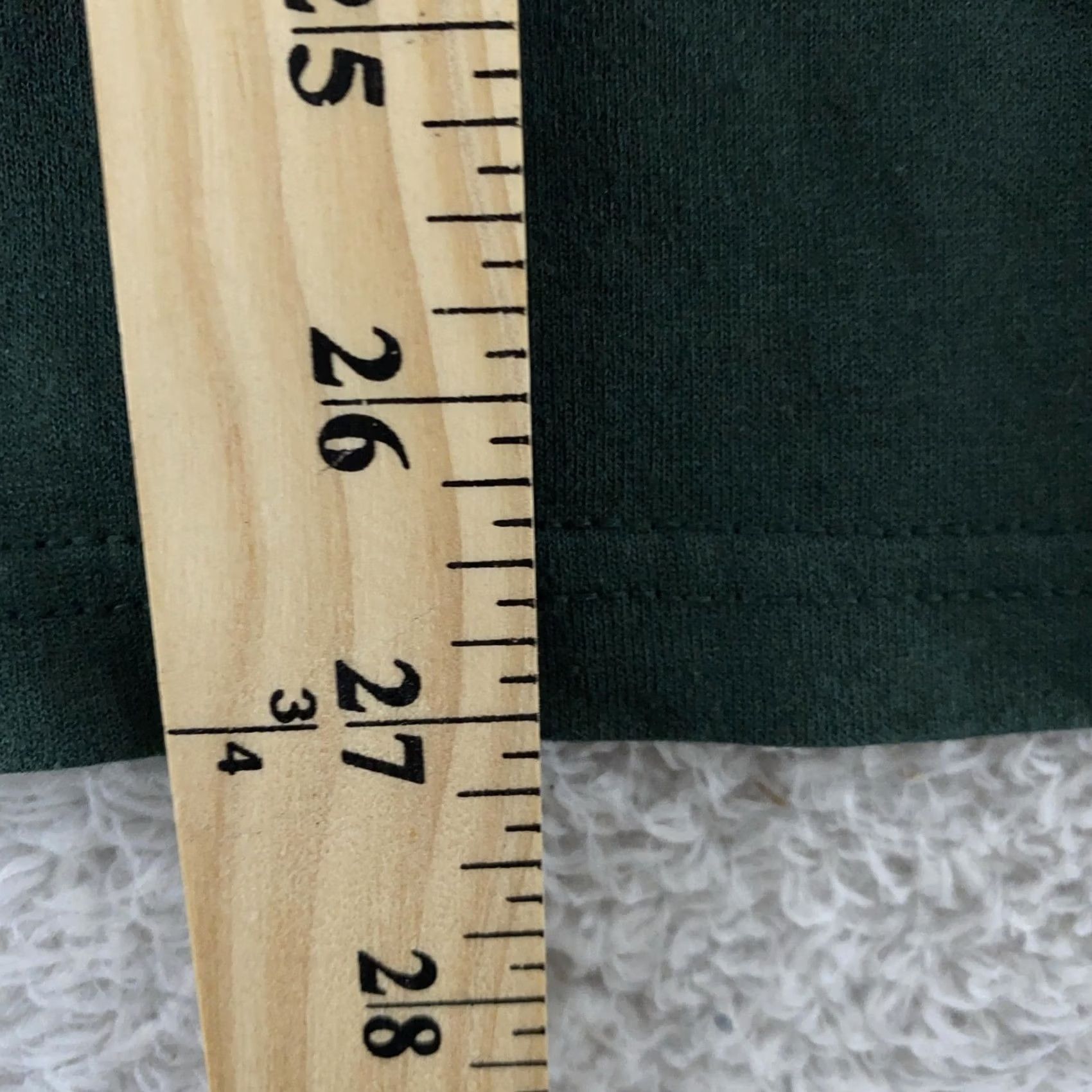 Hanes Hanes Shirt Mens L Green Cotton Polyester Heavyweight Crew Neck Short Sleeve Vintage Blank Classic Minimalist Tee Size US L / EU 52-54 / 3 - 6 Thumbnail