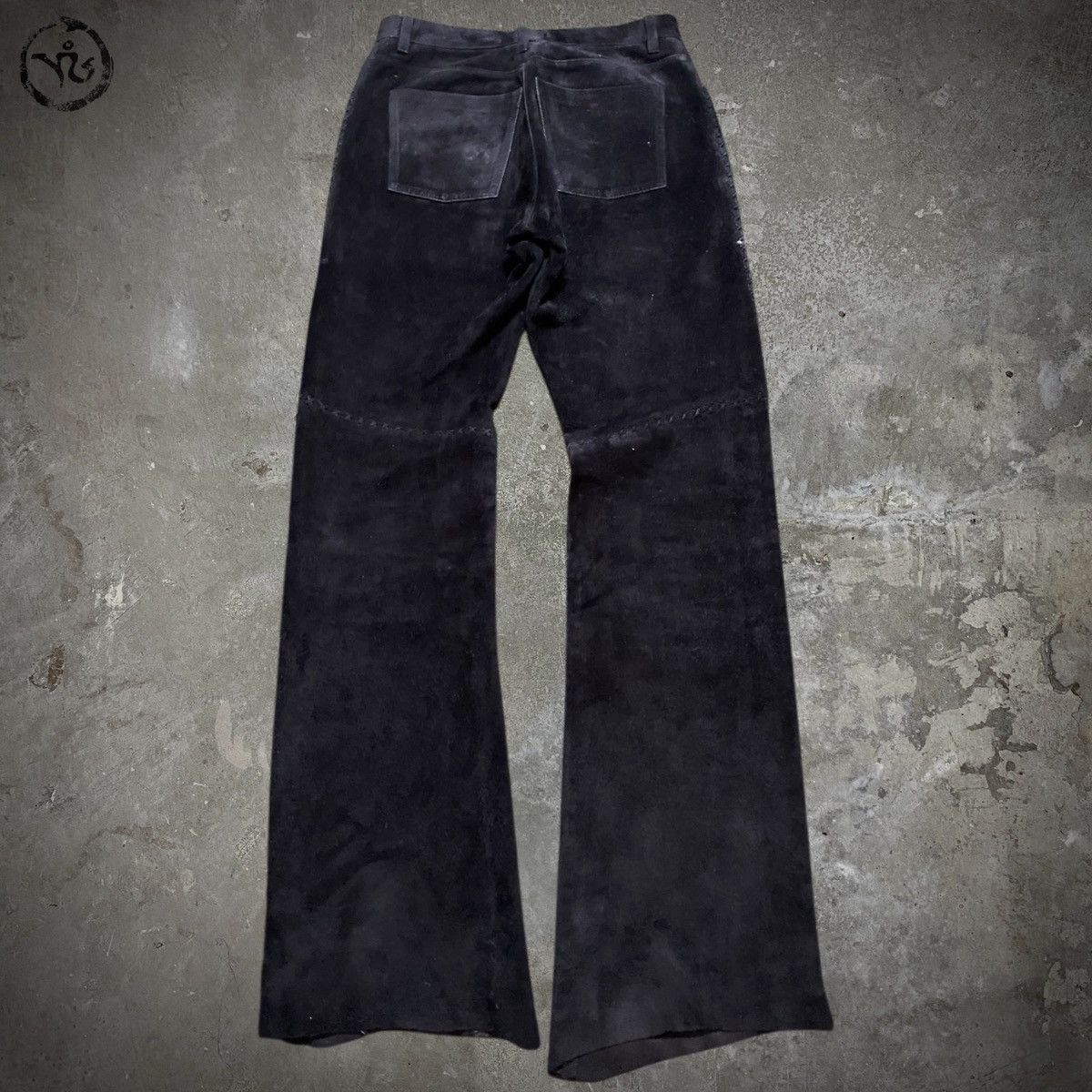 Polo Ralph Lauren Flared Western Leather Pants