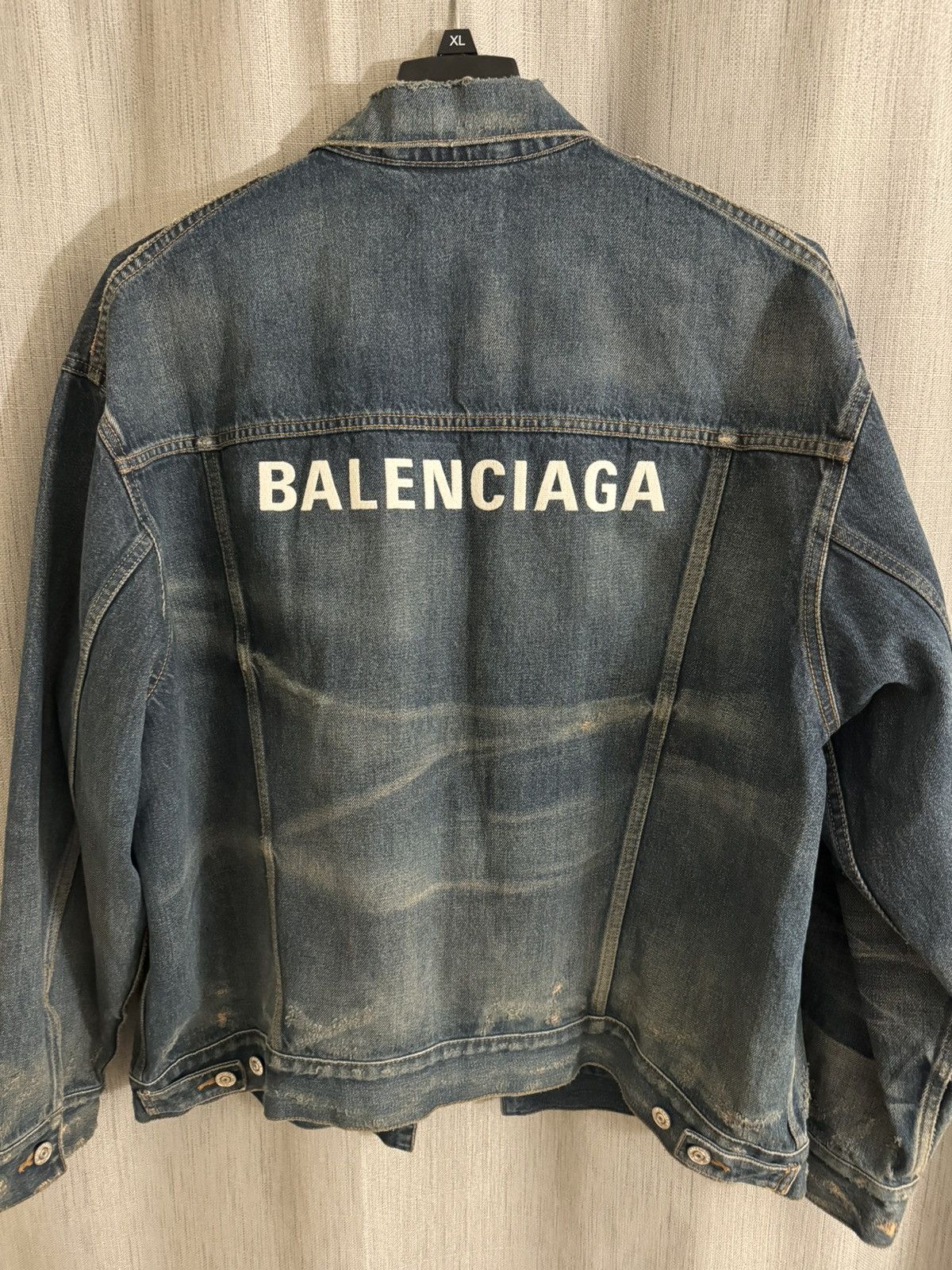 Balenciaga Balenciaga Denim Jacket Size US L / EU 52-54 / 3 - 2 Thumbnail