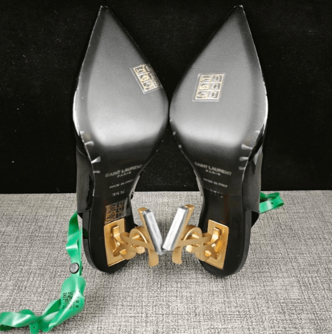 Saint Laurent Paris YSL Stiletto Heels Size US 5.5 / IT 35.5 - 4 Thumbnail