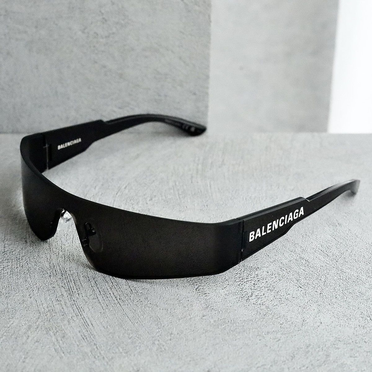 image of Balenciaga Bb0041S Sunglasses in Black, Men's