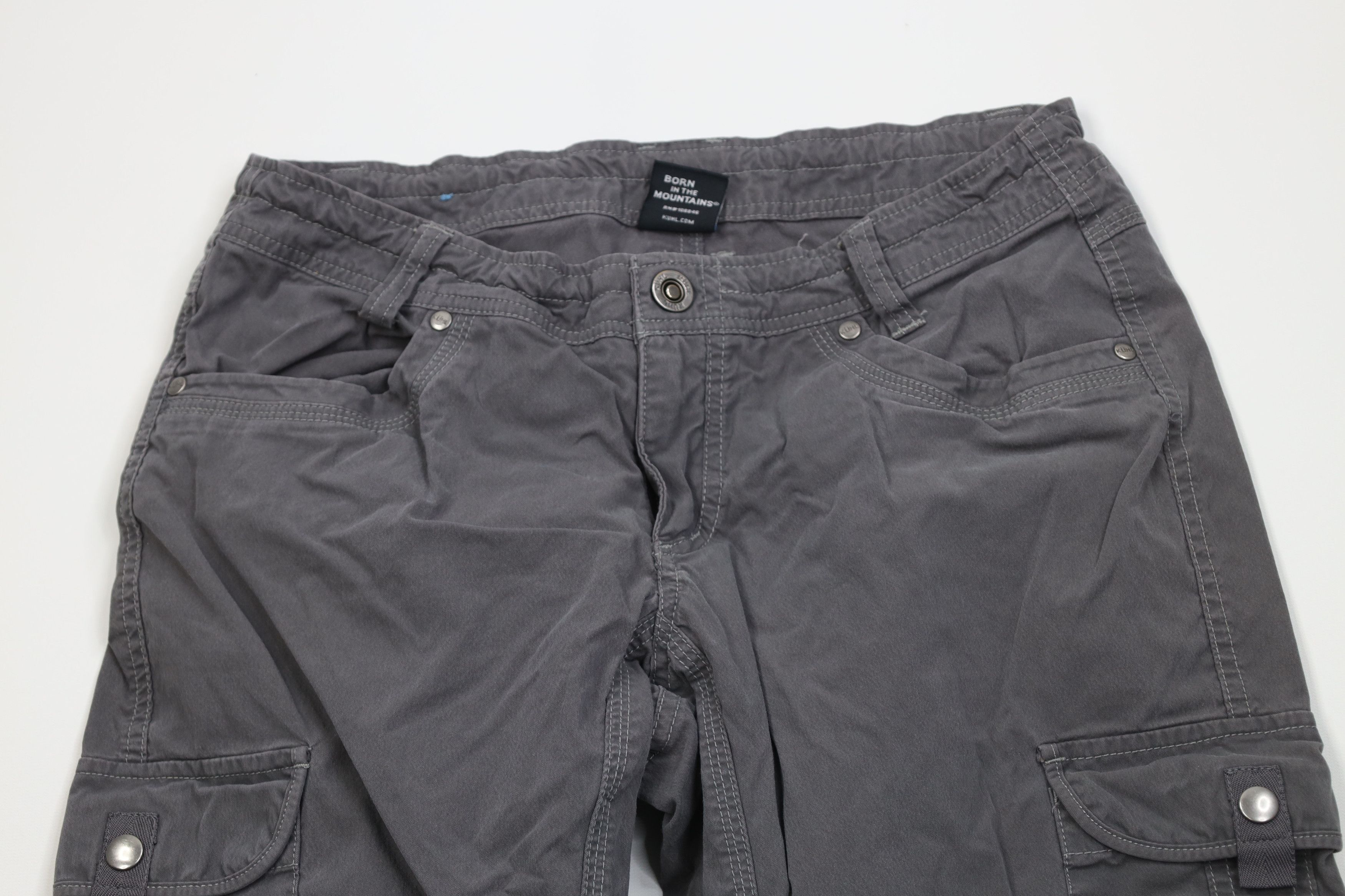 Kuhl Kuhl Mountain Short Splash Roll Up Hiking Cargo Pants Gray Size 28" / US 6 / IT 42 - 2 Thumbnail