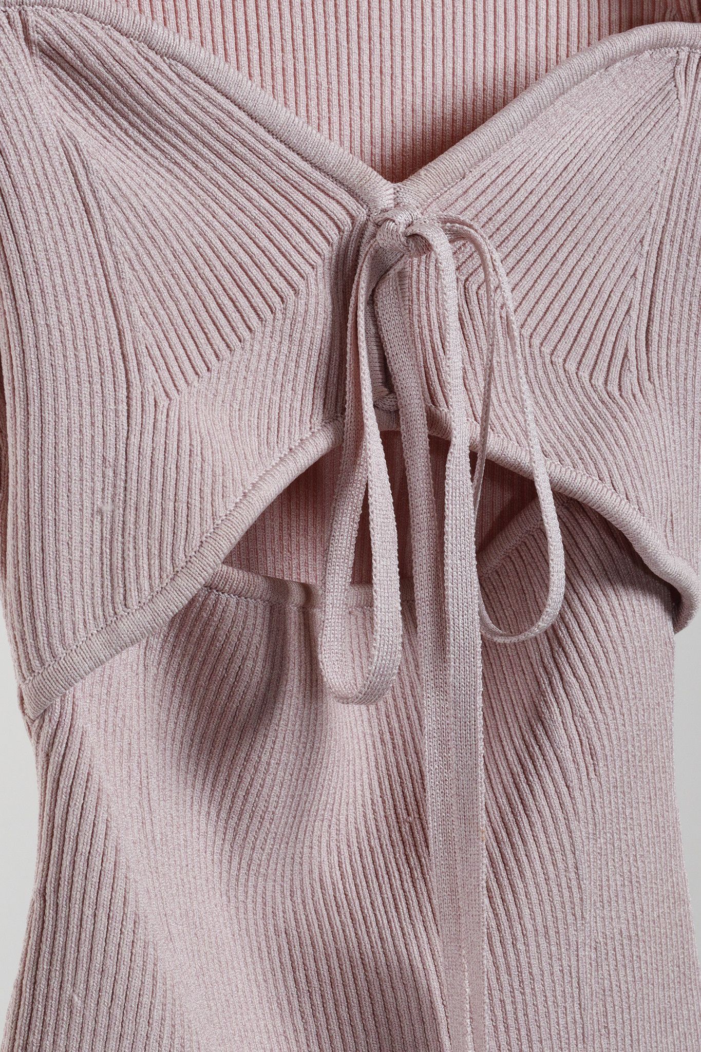 Jonathan Simkhai Jonathan Simkhai Pink Ribbed Sweetheart Top Size S / US 4 / IT 40 - 7 Thumbnail