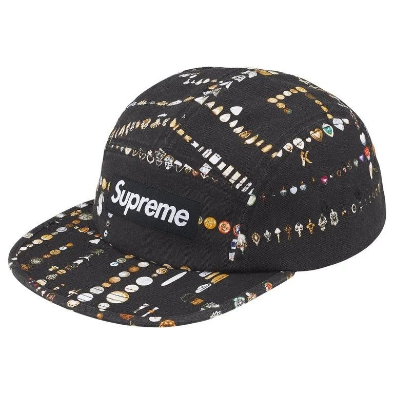 Supreme Supreme Mike Kelley Camp Cap Black Size ONE SIZE - 4 Thumbnail