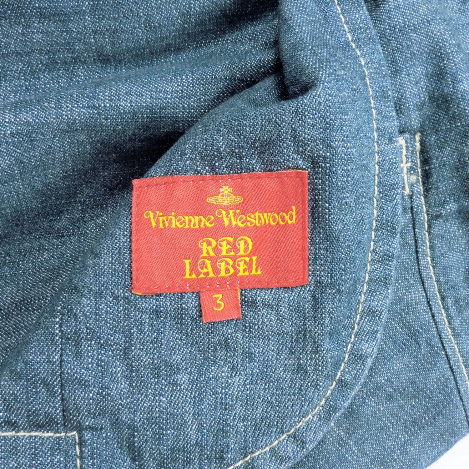 Vivienne Westwood VIVIENE WESTWOOD RED LABEL BLAZER INDIGO DENIM JACKET Size L / US 10 / IT 46 - 3 Thumbnail
