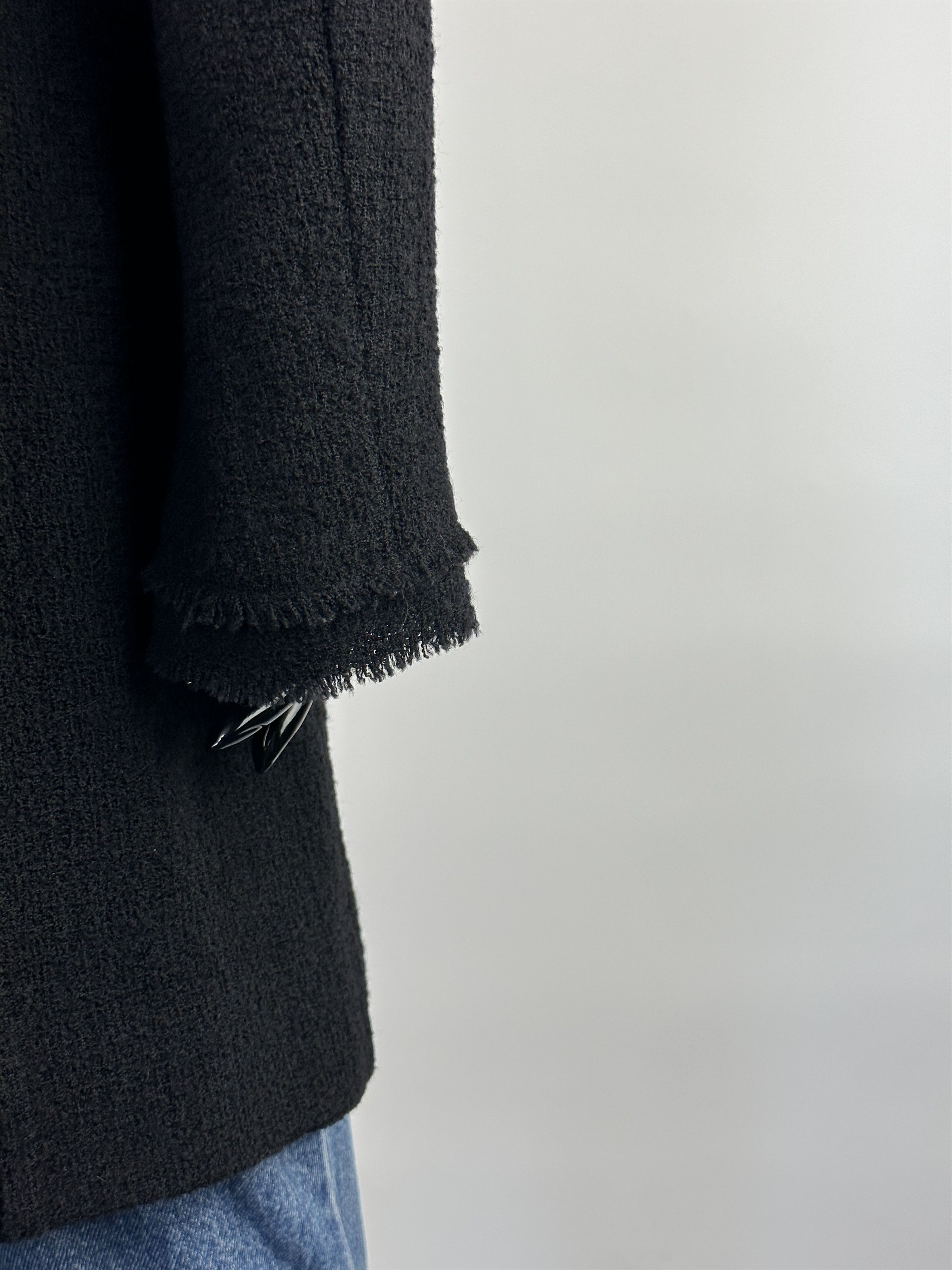 DOROTHEE SCHUMACHER Dorothee Schumacher Black Wool Coat Size M / US 6-8 / IT 42-44 - 5 Thumbnail