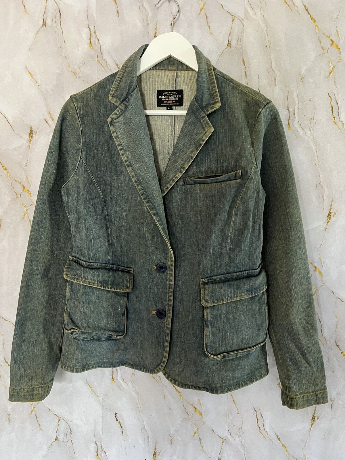 Ralph Lauren RALPH LAUREN DENIM JACKET Size L / US 10 / IT 46 - 1 Thumbnail
