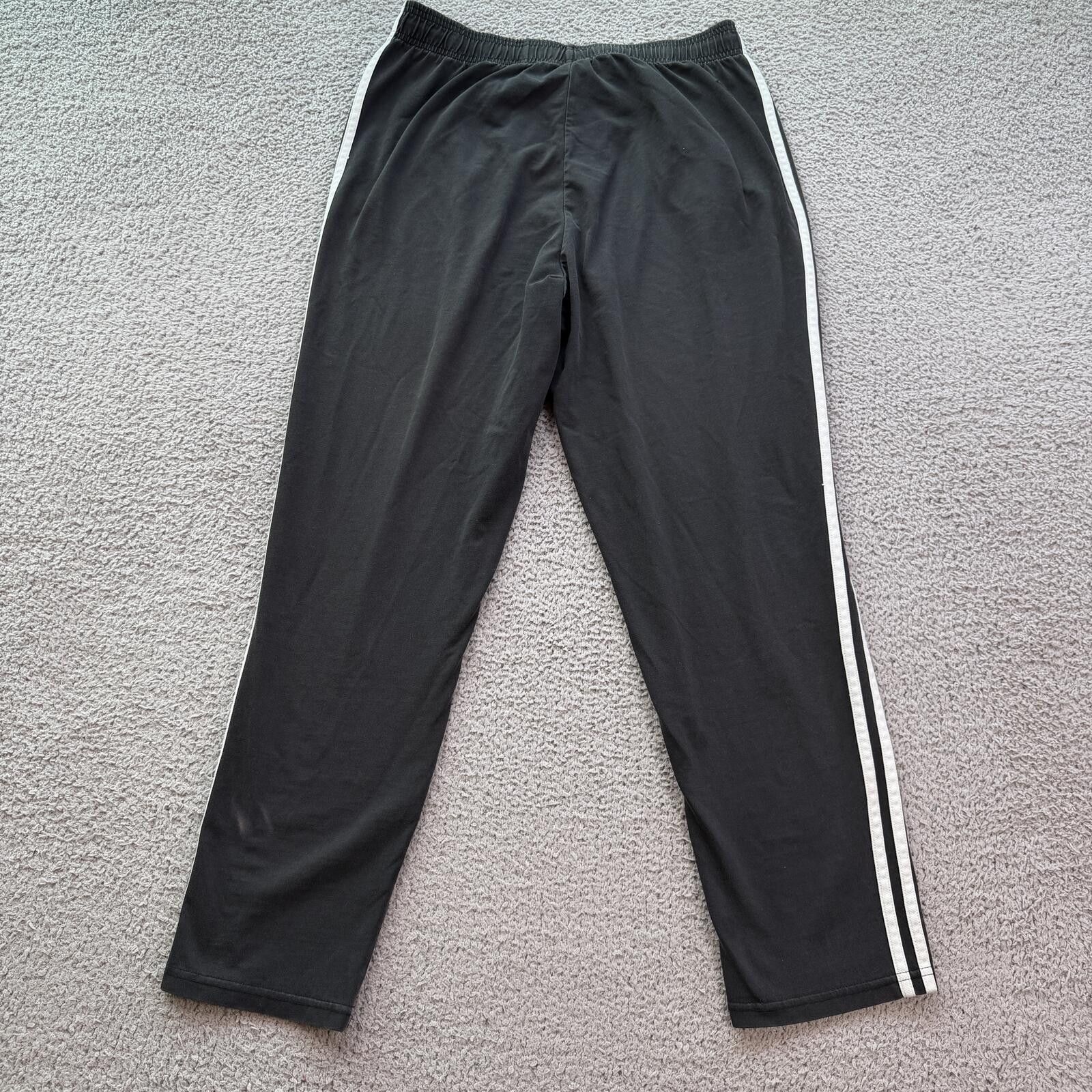 Adidas Adidas 3 Stripe Black Track Pants Joggers Men L Athletic Y2K Size US 34 / EU 50 - 2 Thumbnail