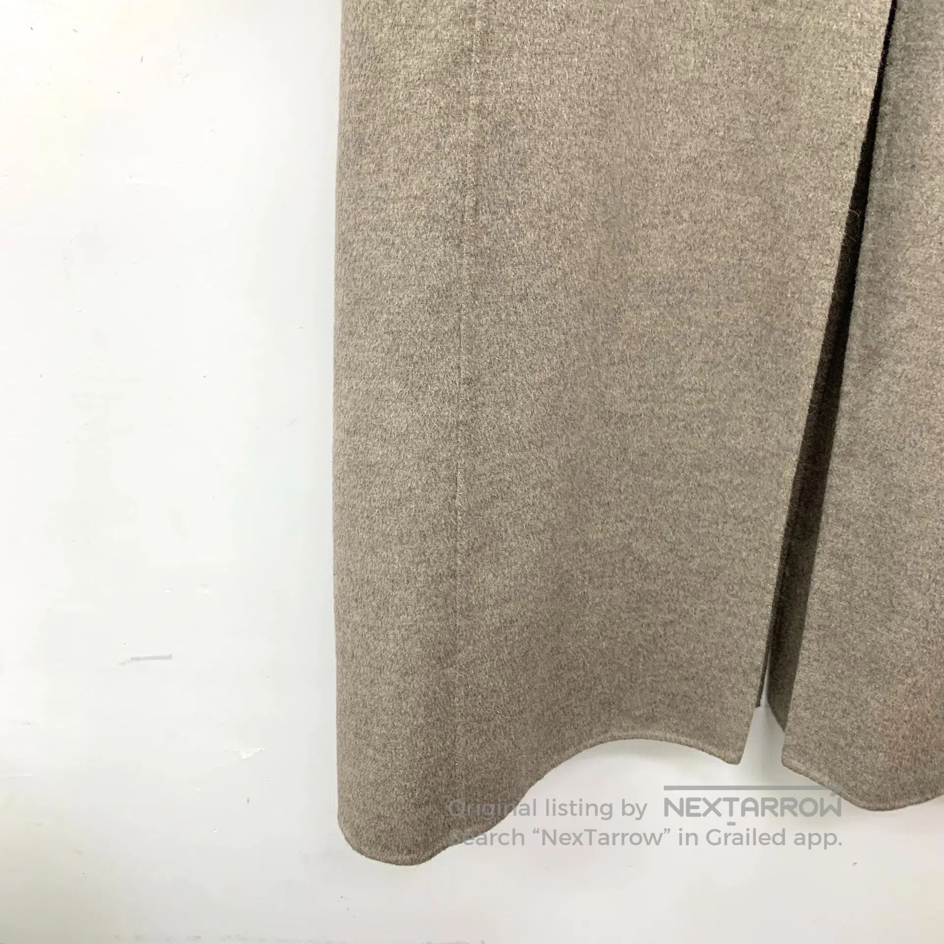 Max Mara Max Mara Beige Cashmere Collar Long Sleeve Trench Coat| Size XS / US 0-2 / IT 36-38 - 5 Thumbnail