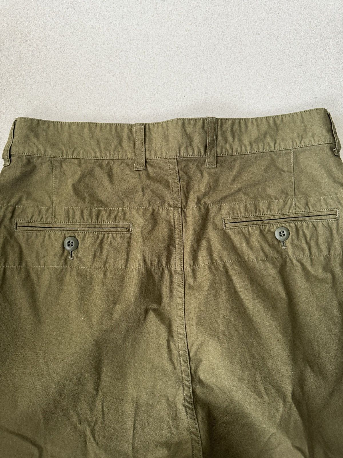 Comme des Garcons × Junya Watanabe Green Pleated pants Size US 31 - 7 Thumbnail