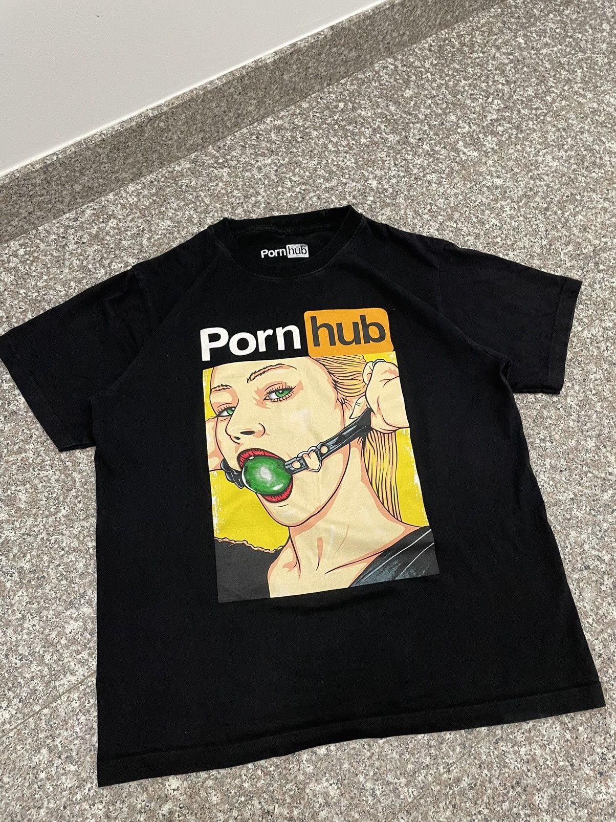 Humor pornhub t-shirt vintage porn star | Grailed