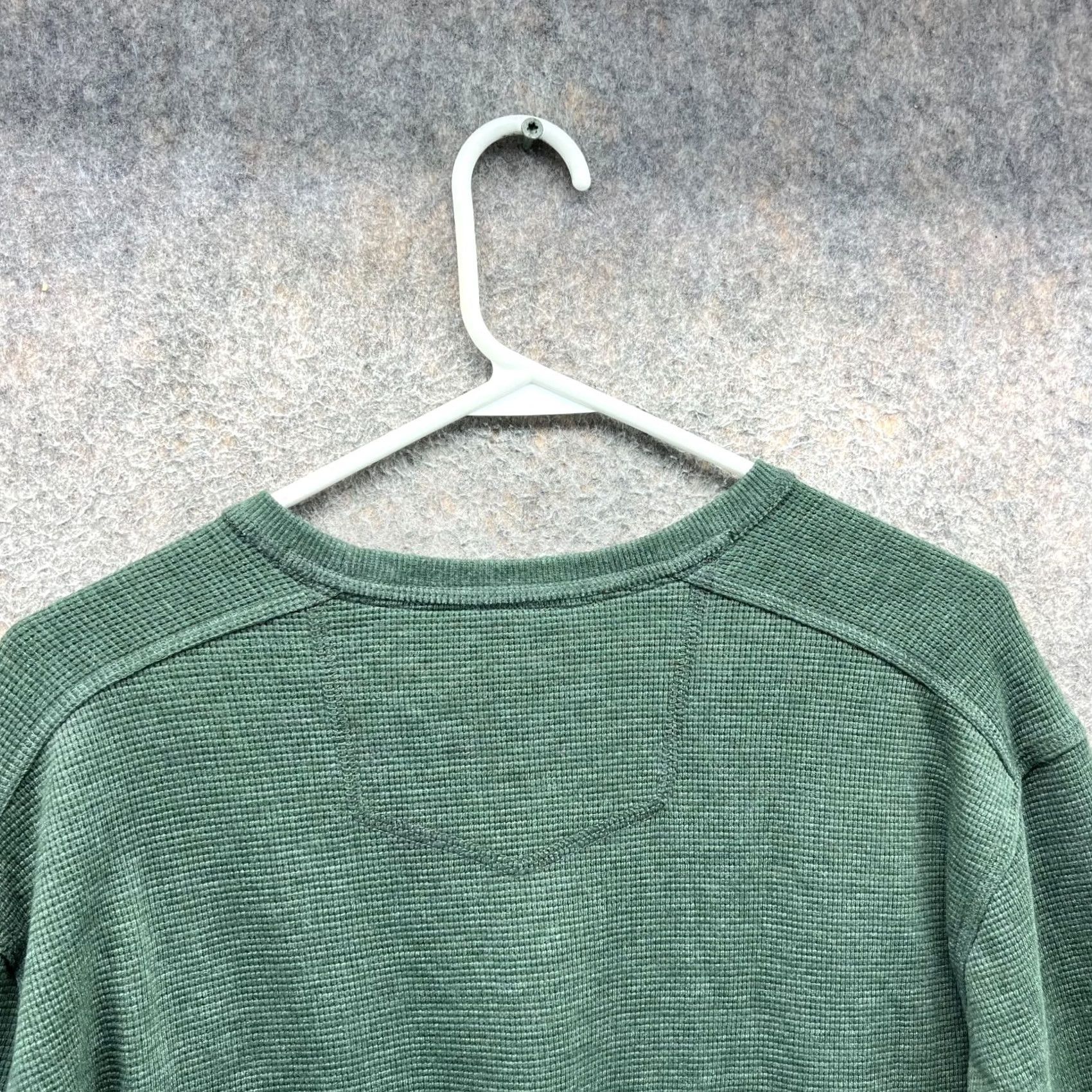 Eddie Bauer Eddie Bauer Shirt Mens XL Green Pullover Long Sleeve Crewneck Waffle Knit Shirt Size US XL / EU 56 / 4 - 7 Thumbnail