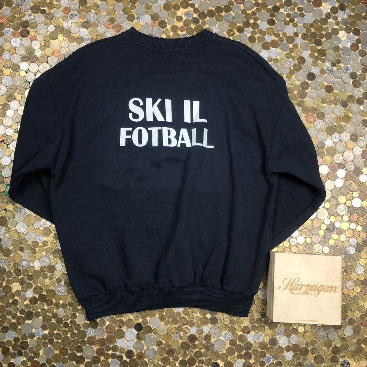 Diadora Diadora sweatshirt crewneck NAVY 90's Size US M / EU 48-50 / 2 - 3 Thumbnail