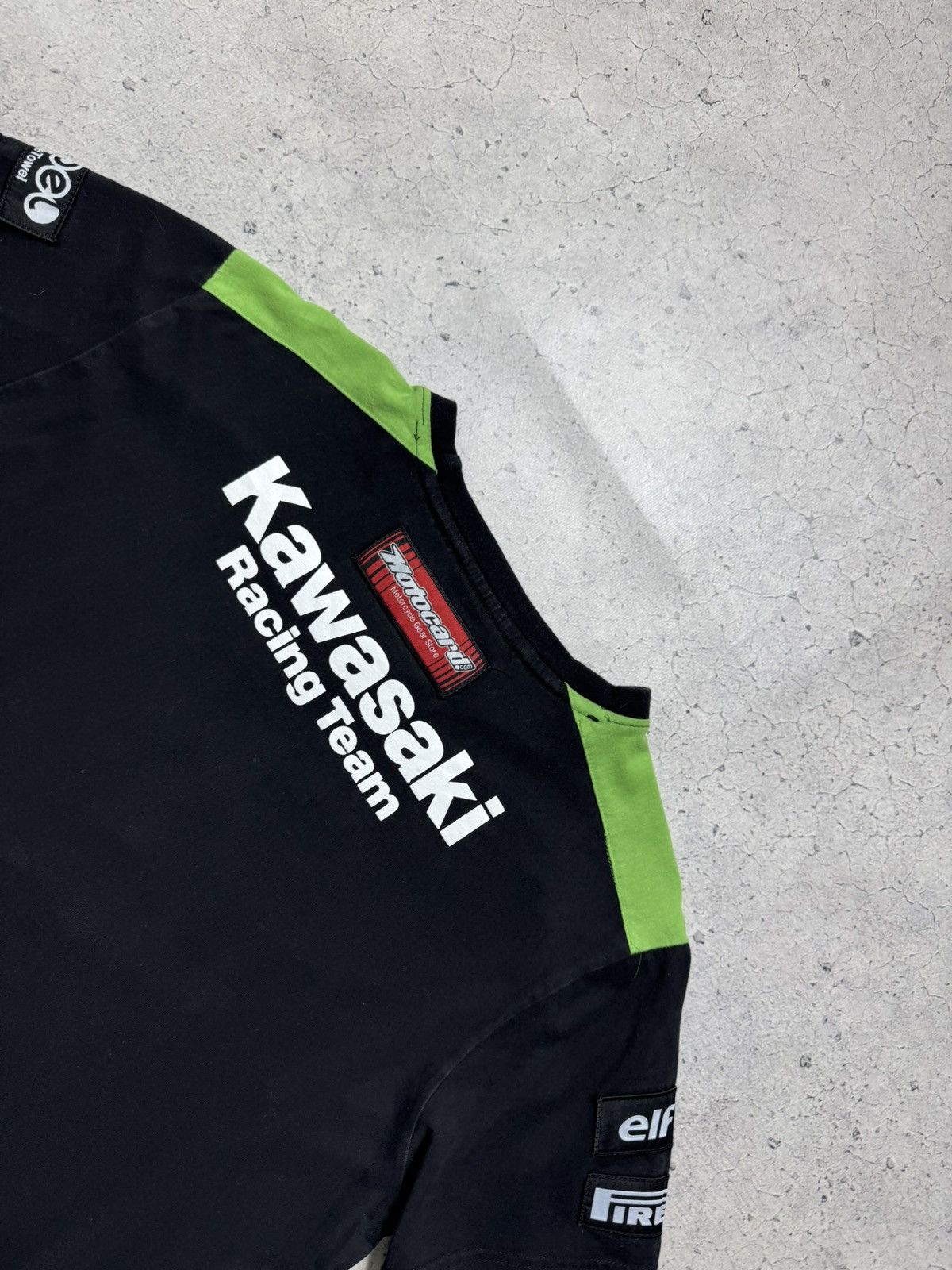 Vintage Kawasaki Racing Team Black T-Shirt Size US XL / EU 56 / 4 - 10 Thumbnail