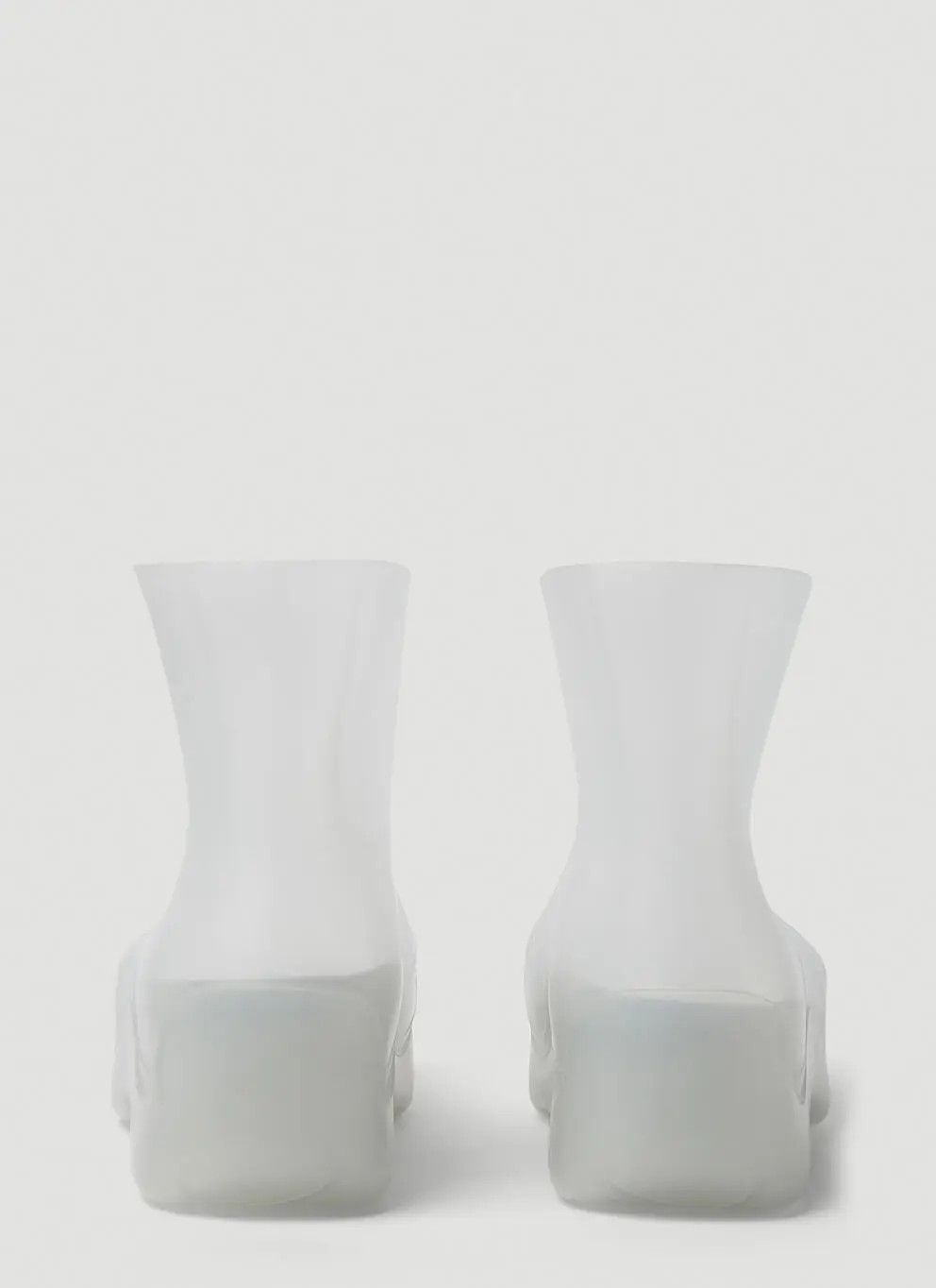Bottega Veneta o1loc1c0824 640043 Puddle Ankle Boot in Transparent White Size US 11 / EU 44 - 4 Thumbnail