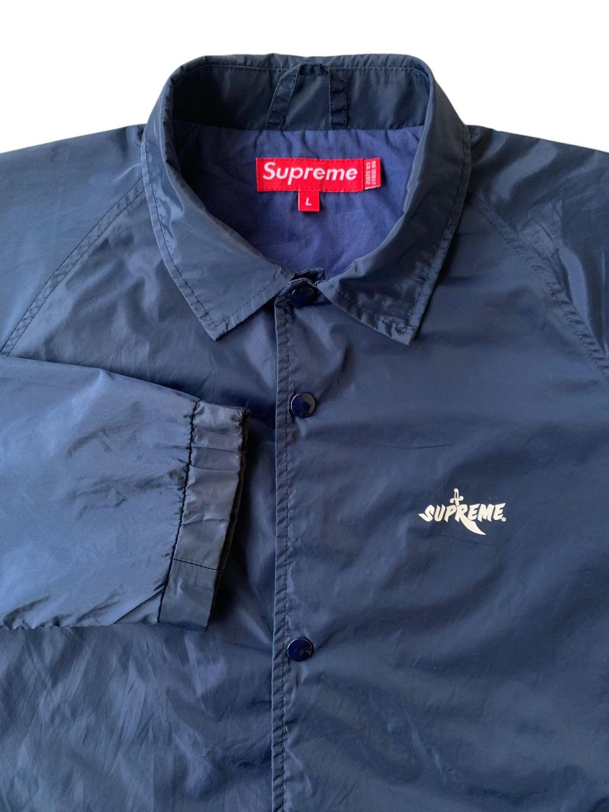 Supreme [SOLD] 2001 Supreme Skull And Sword Pirate Jackets Size US L / EU 52-54 / 3 - 4 Thumbnail