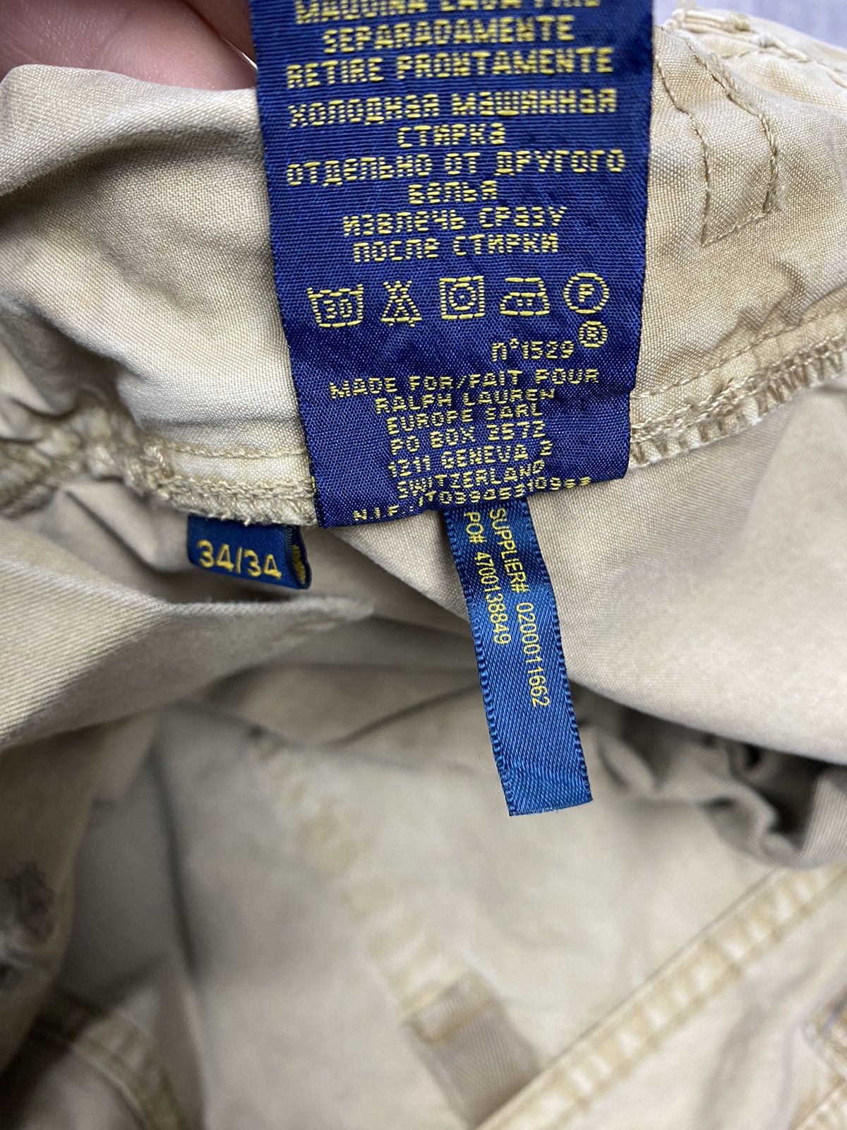 Polo Ralph Lauren × Vintage Vintage Polo Ralph Lauren Designer Denim Casual Pants Size US 34 / EU 50 - 16 Thumbnail