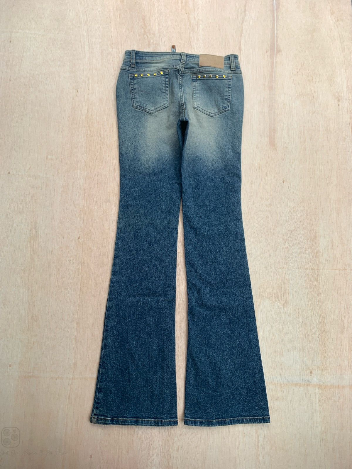 Hysteric Glamour × If Six Was Nine × Japanese Brand Flare C.O.X Cosmo Studded Jeans Bootcut Size US 28 / EU 44 - 3 Thumbnail
