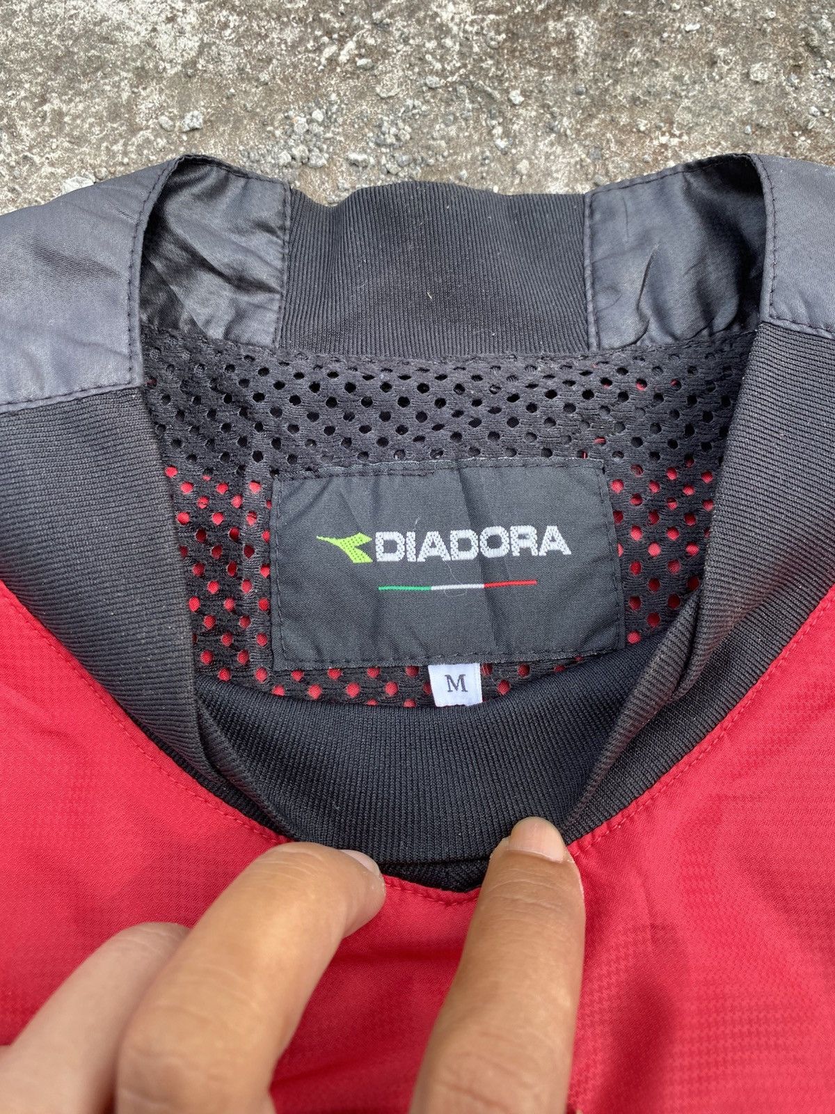 Diadora × Umbro × Vintage 2000s - Vintage Diadora Italian Windbreaker Longsleeve Size US M / EU 48-50 / 2 - 5 Thumbnail
