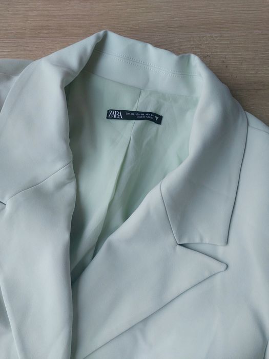 Zara Zara mint green blazer dress Grailed