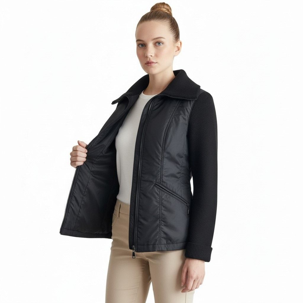 Sisley SISLEY Black Lined Jacket Made in Italy, XS Size XS / US 0-2 / IT 36-38 - 1 Thumbnail