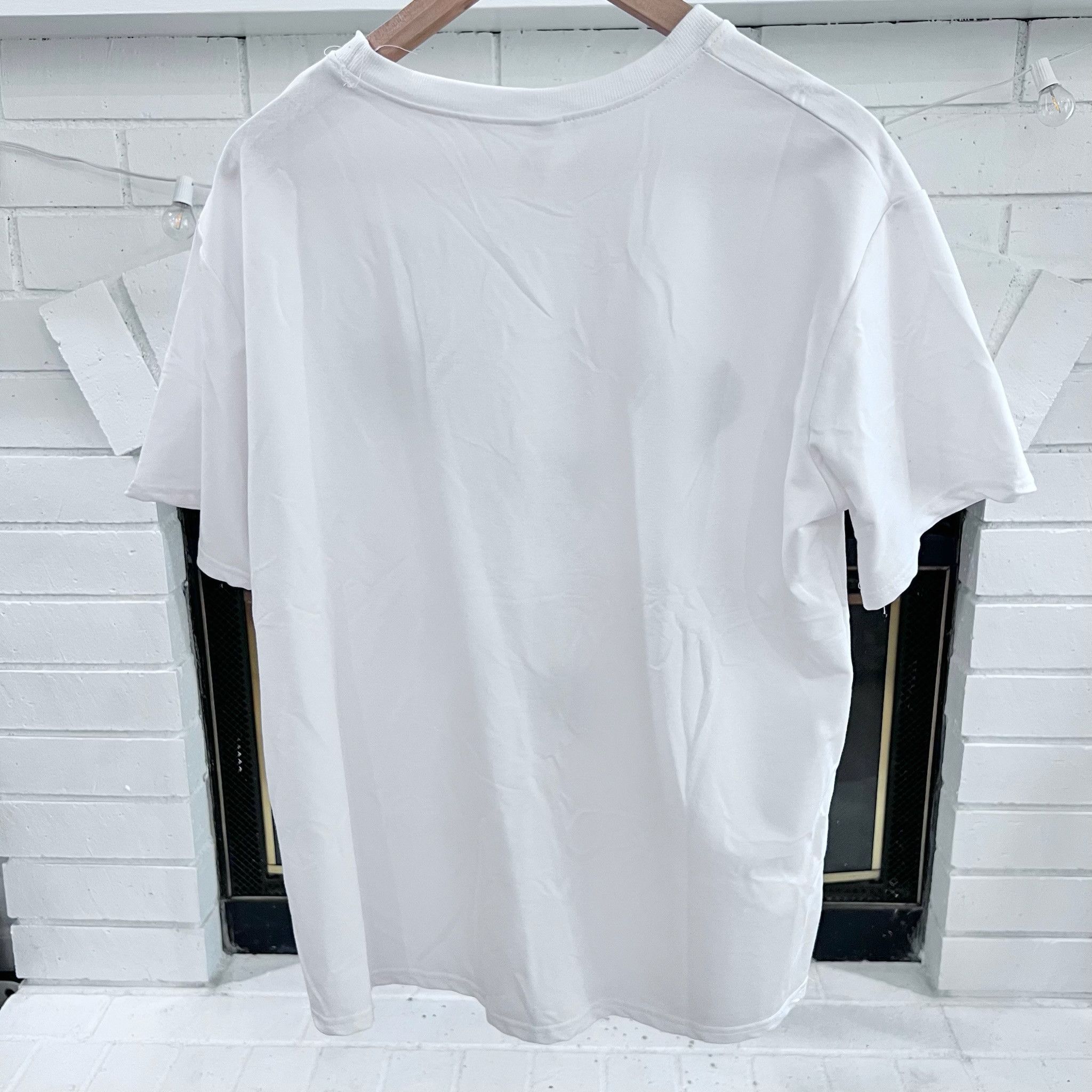 Other Women's Oversized One Size Hearts Logo Appliqué White Tshirt Size ONE SIZE - 2 Thumbnail