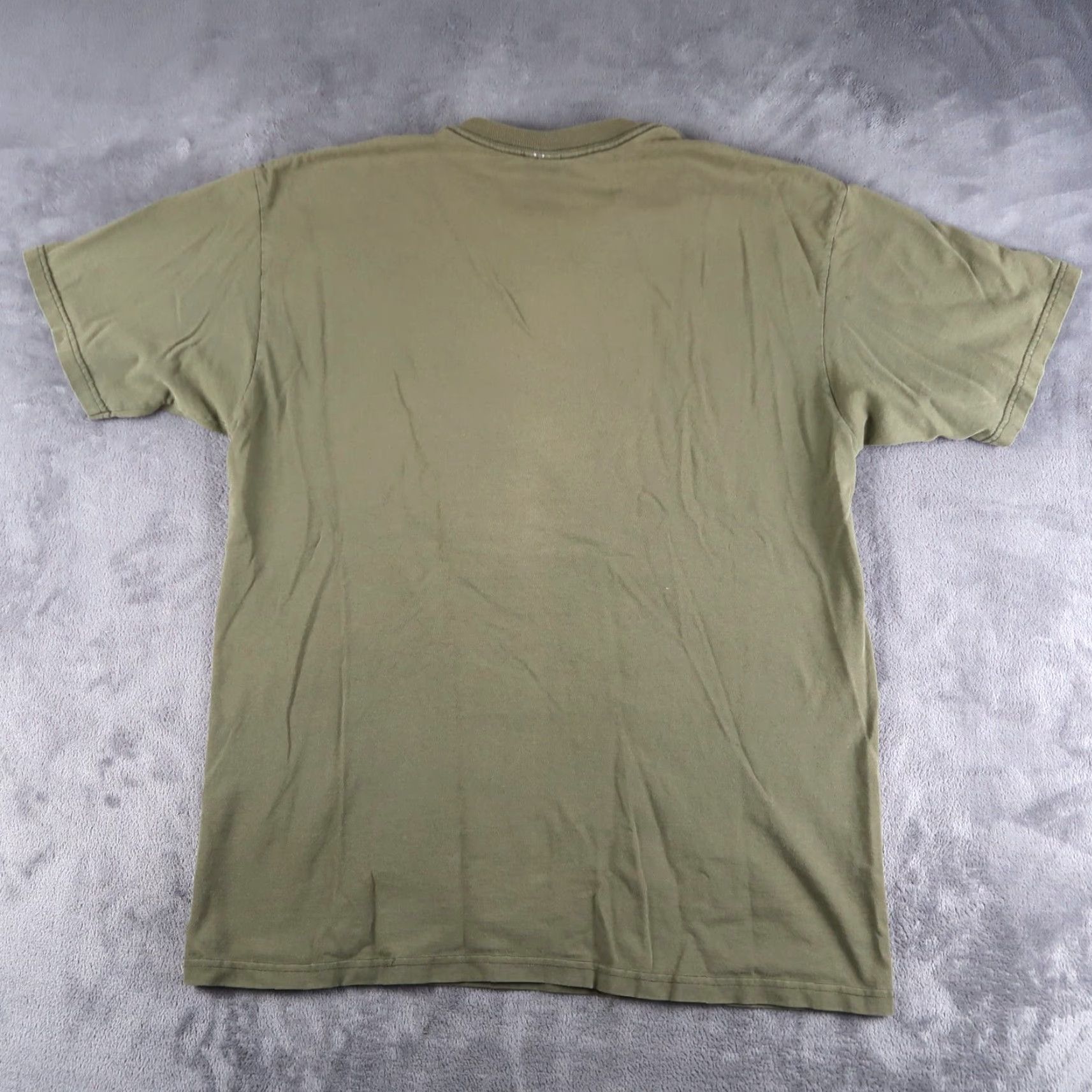 Anvil VINTAGE Frank Lloyd Wright Robie House Window Designs T Shirt 1990s XL Green Mens 90s Shirt Graphic Print Anvil Crew Neck Short Sleeve Cotton Size US XL / EU 56 / 4 - 2 Thumbnail