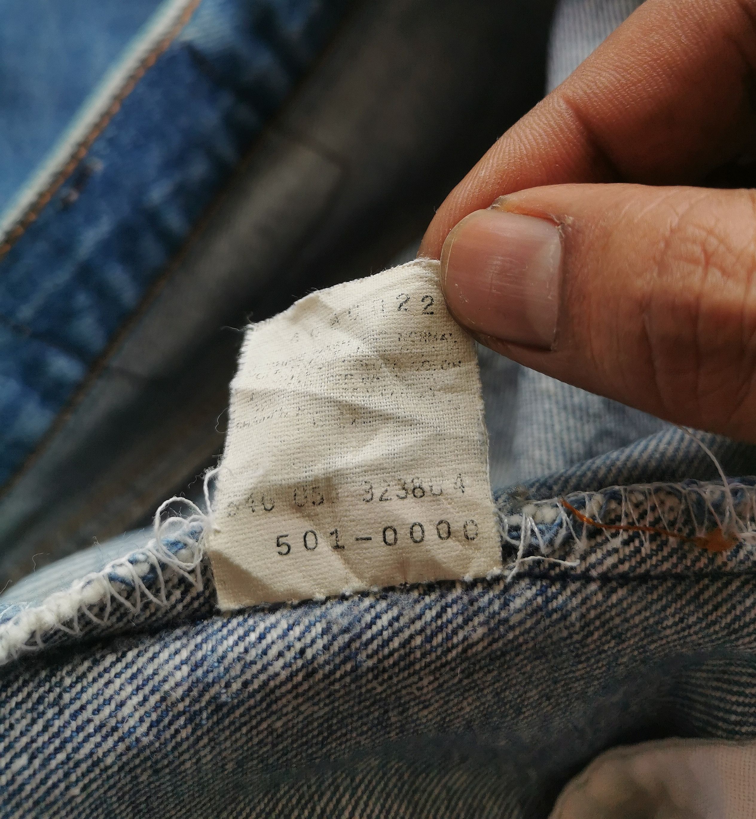 Levi's Vintage 90s Levis 501 Damage Jeans Size US 32 / EU 48 - 10 Thumbnail