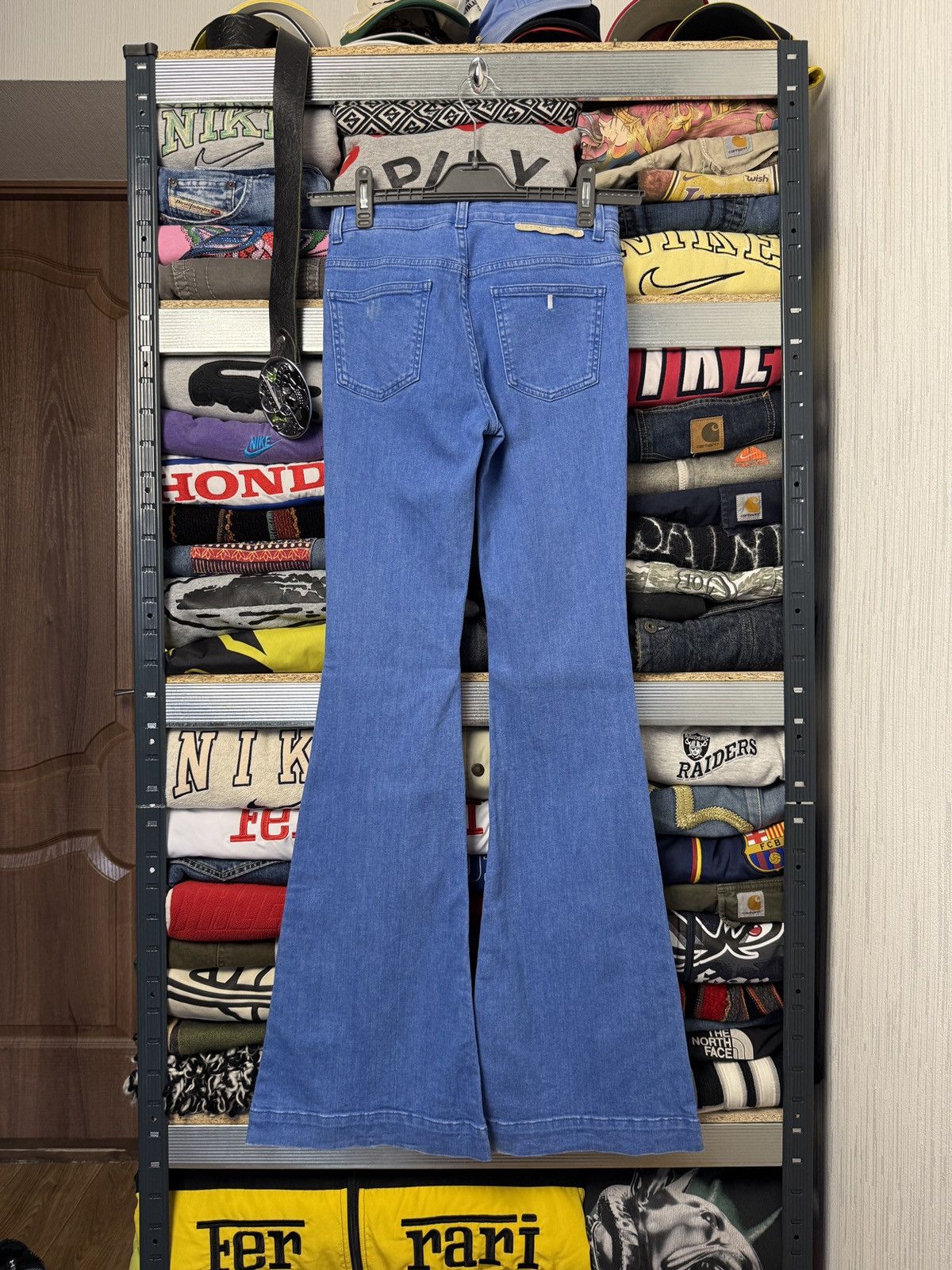 Stella McCartney Opium Stella McCartney flared denim jeans y2k avant garde Size US 26 / EU 42 - 2 Thumbnail