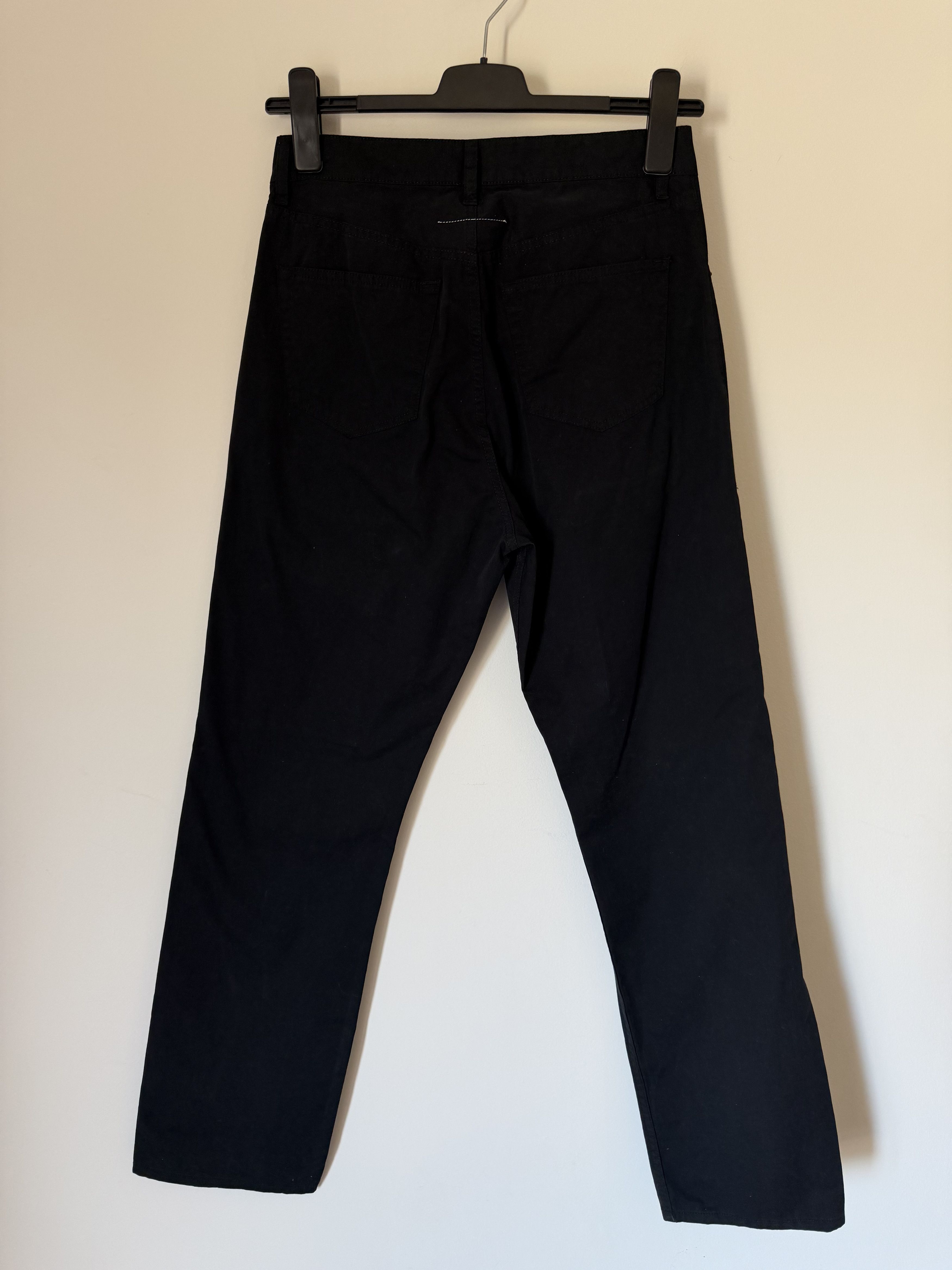 MM6 MM6 Maison Margiela Multi Pocket Cargo Pants in Black Size US 31 - 4 Thumbnail