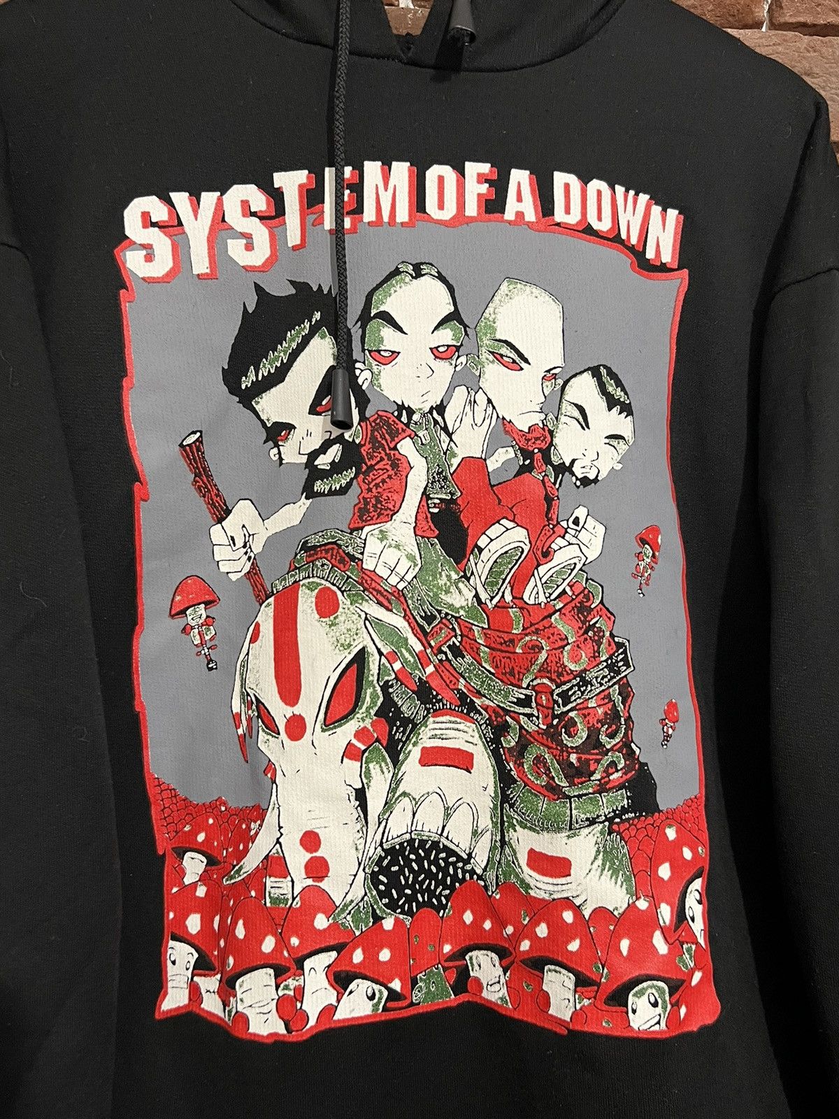 Band Tees Rare Vintage 00's System of A Down Euro Hoodie Mushrooms Nu Size US XL / EU 56 / 4 - 3 Thumbnail