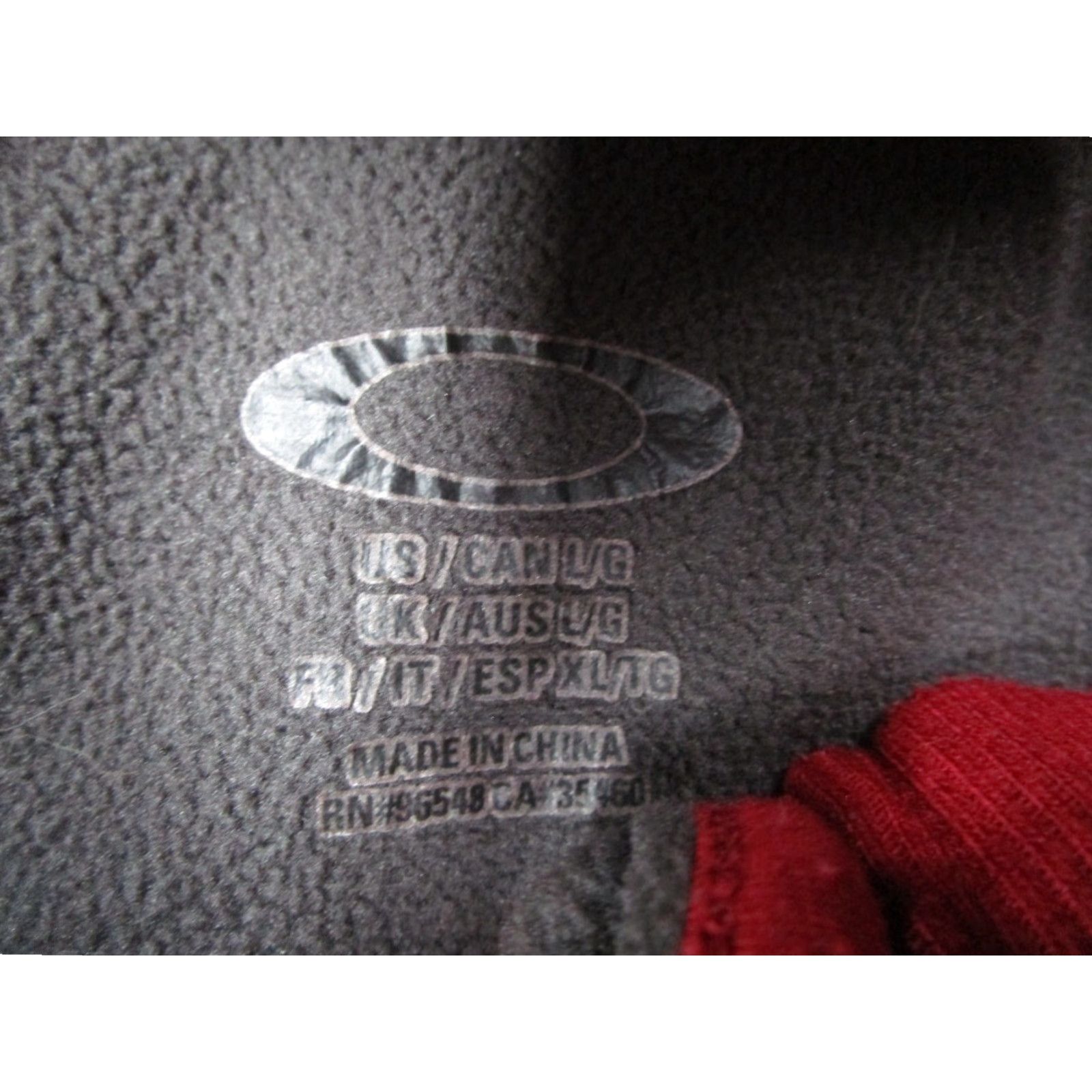 Oakley Oakley Jacket Womens Large Red Full Zip Hooded Fleece Colorful Active Outdoor Jacket Size L / US 10 / IT 46 - 3 Thumbnail