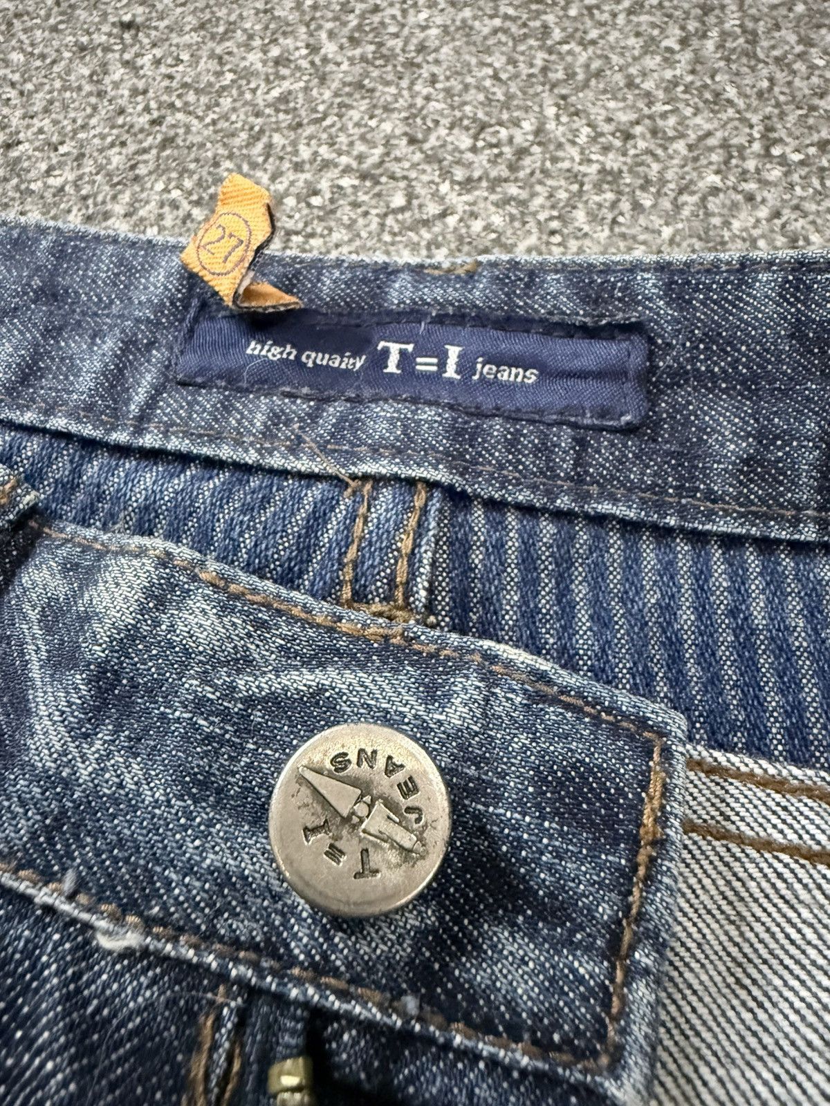 Fashion Victim Archive Japanese Denim Thinun Distressed Grunge Y2K Jeans Size US 30 / EU 46 - 16 Thumbnail