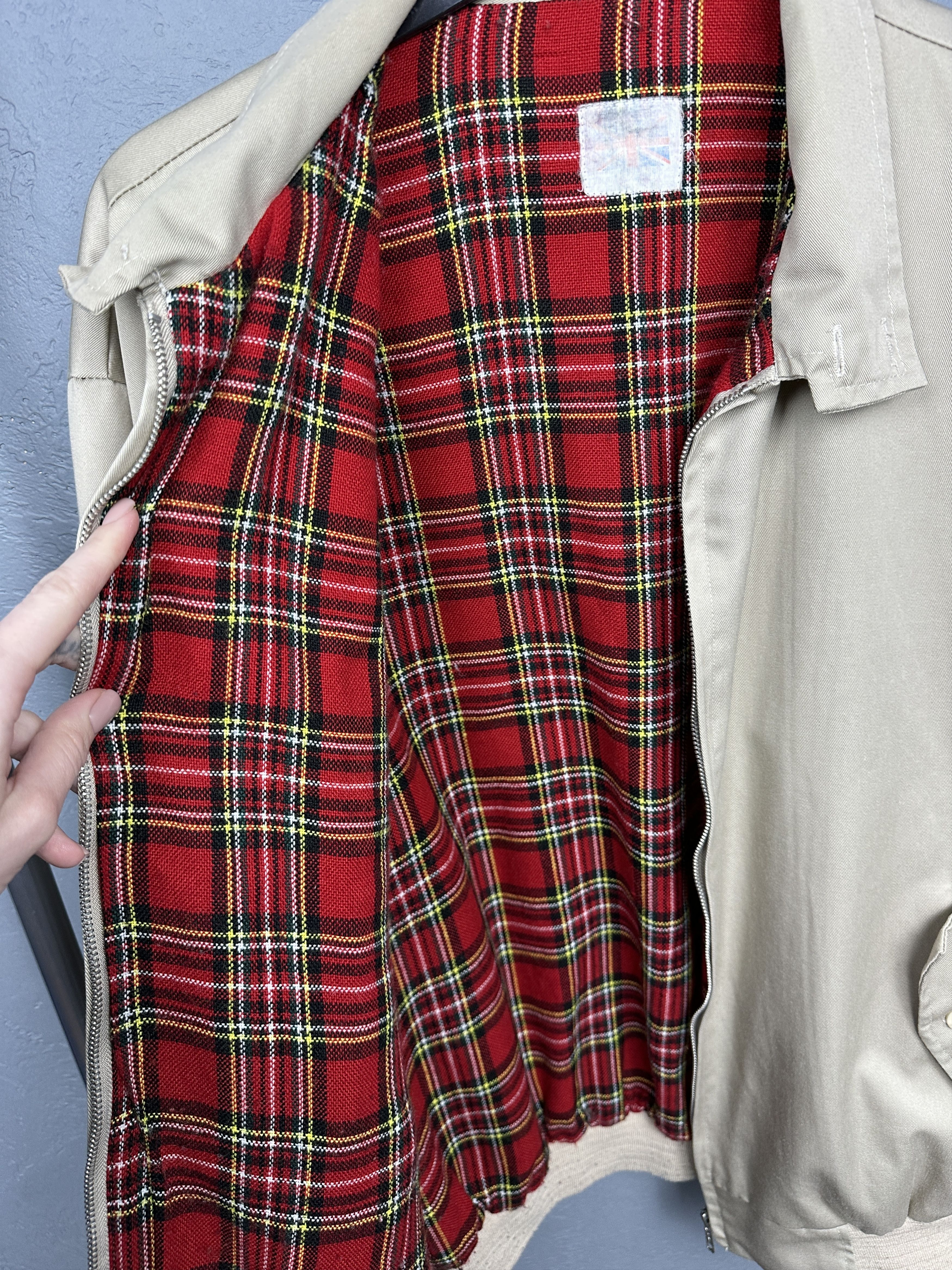 New England Outerwear Vintage England Plaid Lined Collared Bomber Jacket Size US XL / EU 56 / 4 - 4 Thumbnail
