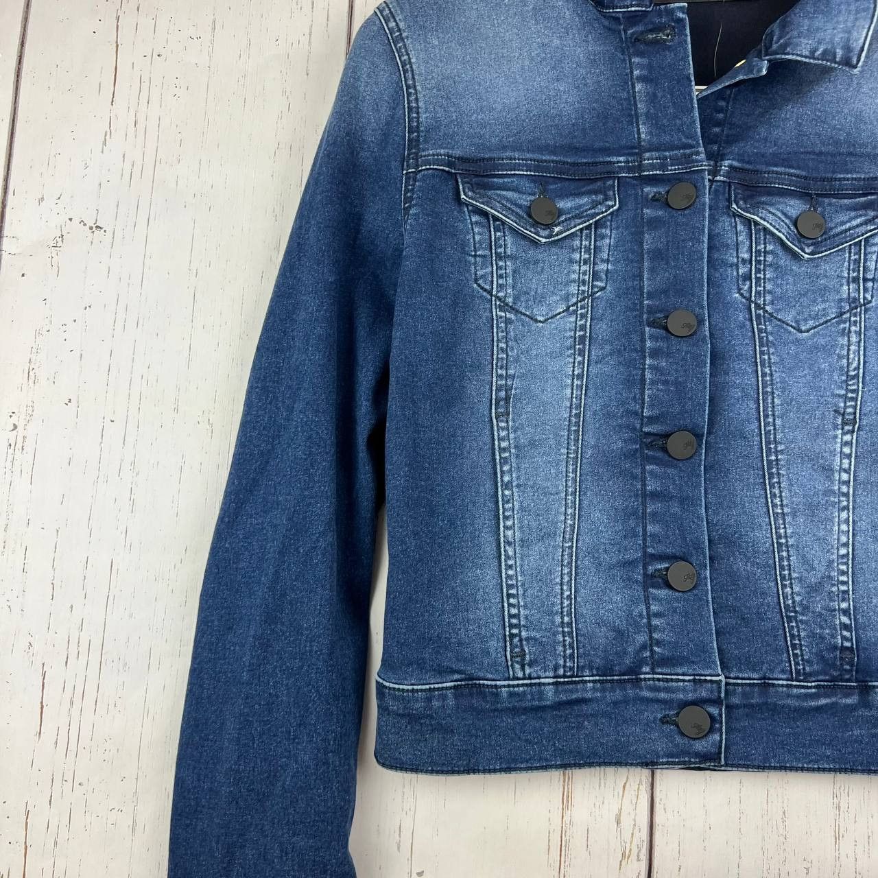 Mavi Mavi Small Cropped Slim Fit Stretchable Denim Jeans Jacket Size S / US 4 / IT 40 - 4 Thumbnail