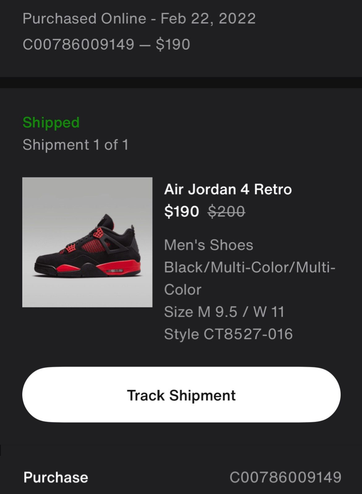 Jordan Brand Jordan 4 Red Thunders Size 9.5 Size US 9.5 / EU 42-43 - 12 Thumbnail