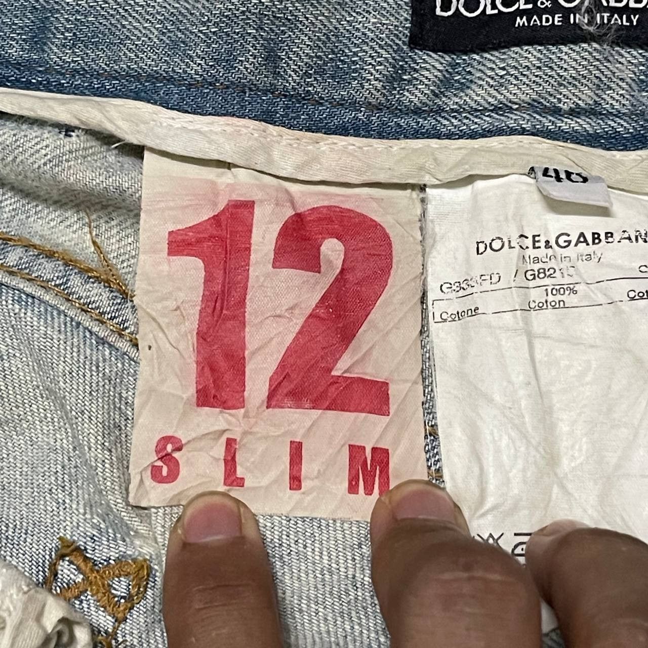Dolce & Gabbana Vintage Dolce And Gabbana Denim Double Zipper 12 Slim Size US 31 - 13 Thumbnail