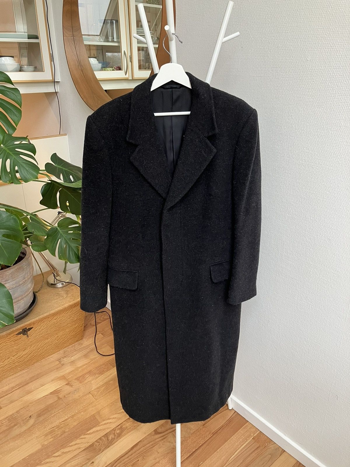 Yohji Yamamoto A.A.R Yohji Yamamoto D'URBUN Wool Long Chester Coat Black Size US L / EU 52-54 / 3 - 4 Thumbnail