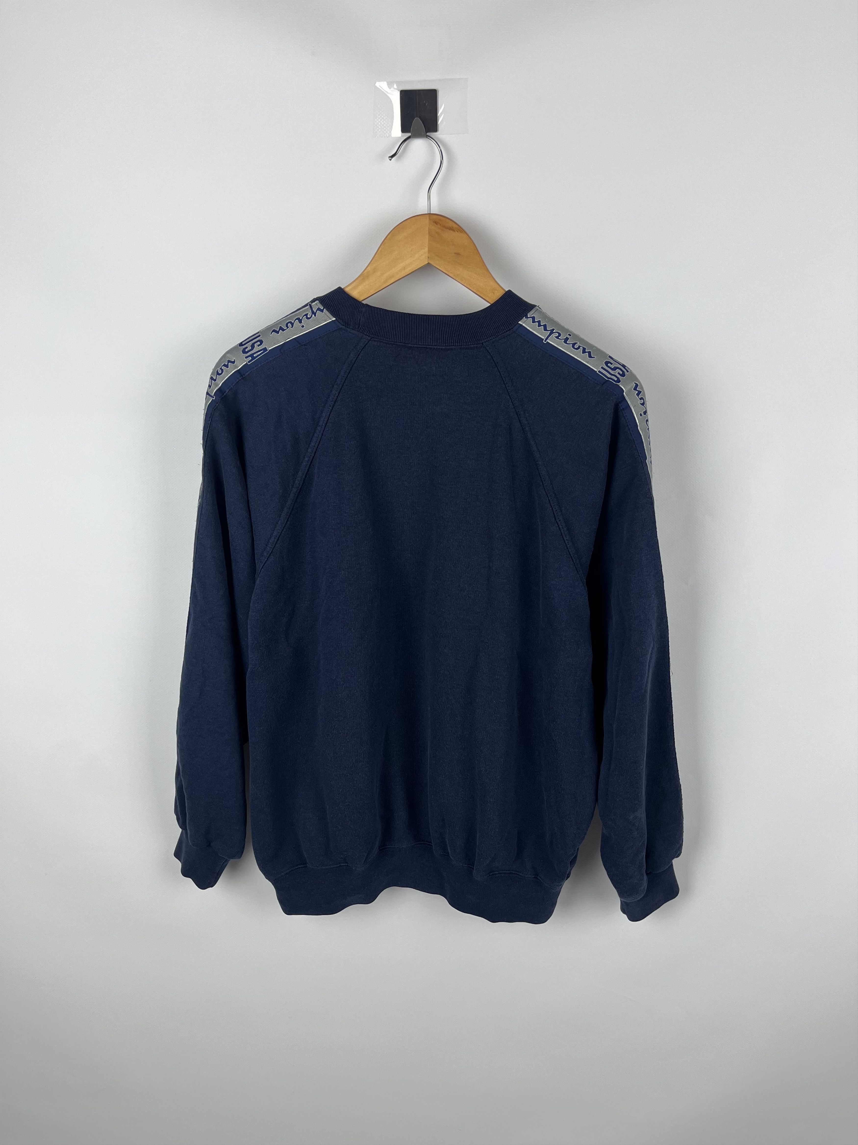 Champion Champion USA Vintage Navy Sweatshirt 90s Size Medium Size US M / EU 48-50 / 2 - 2 Thumbnail
