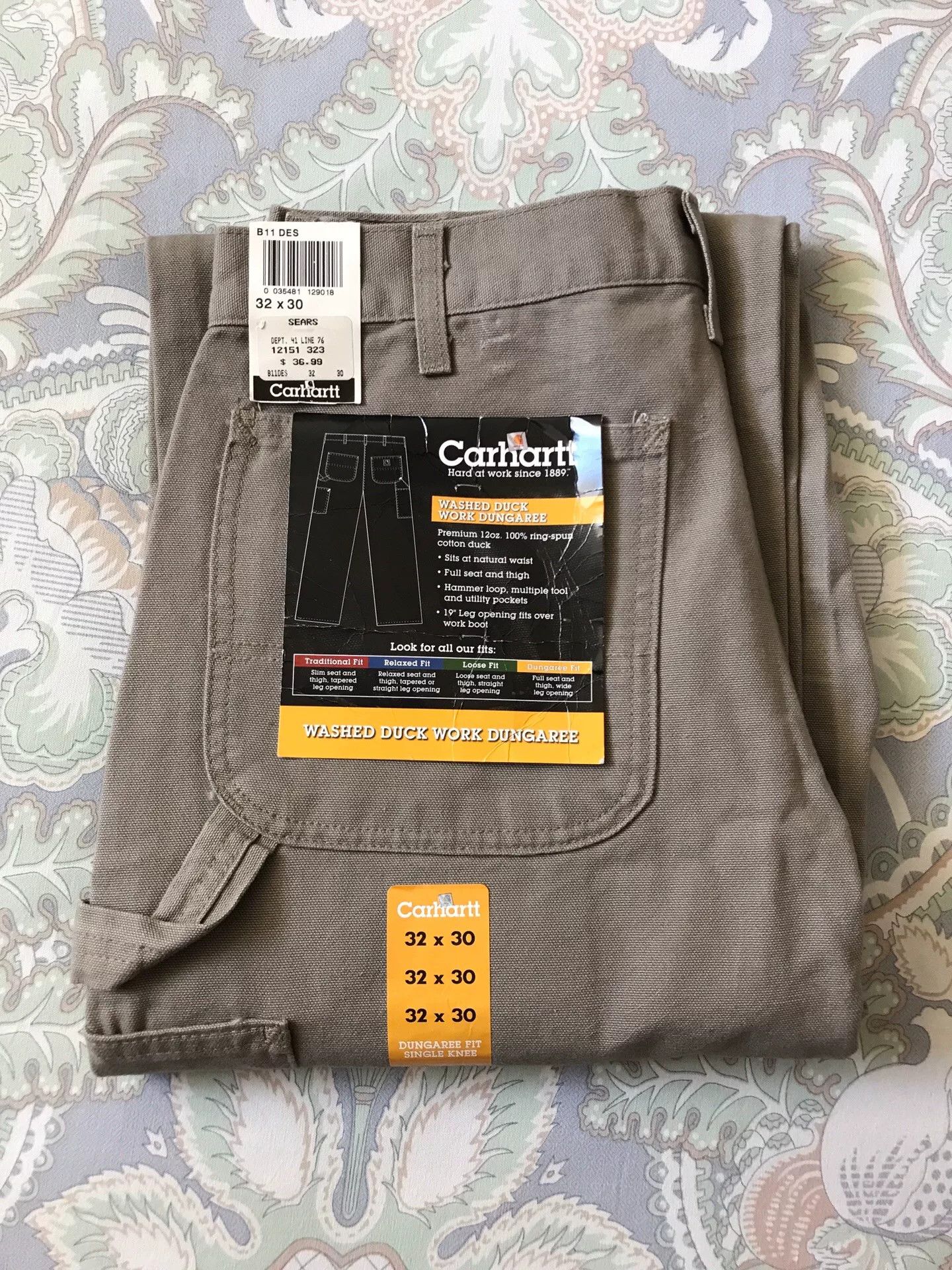 Carhartt Carhartt B11 DES W32L30 Dungarees Size US 32 / EU 48 - 1 Thumbnail