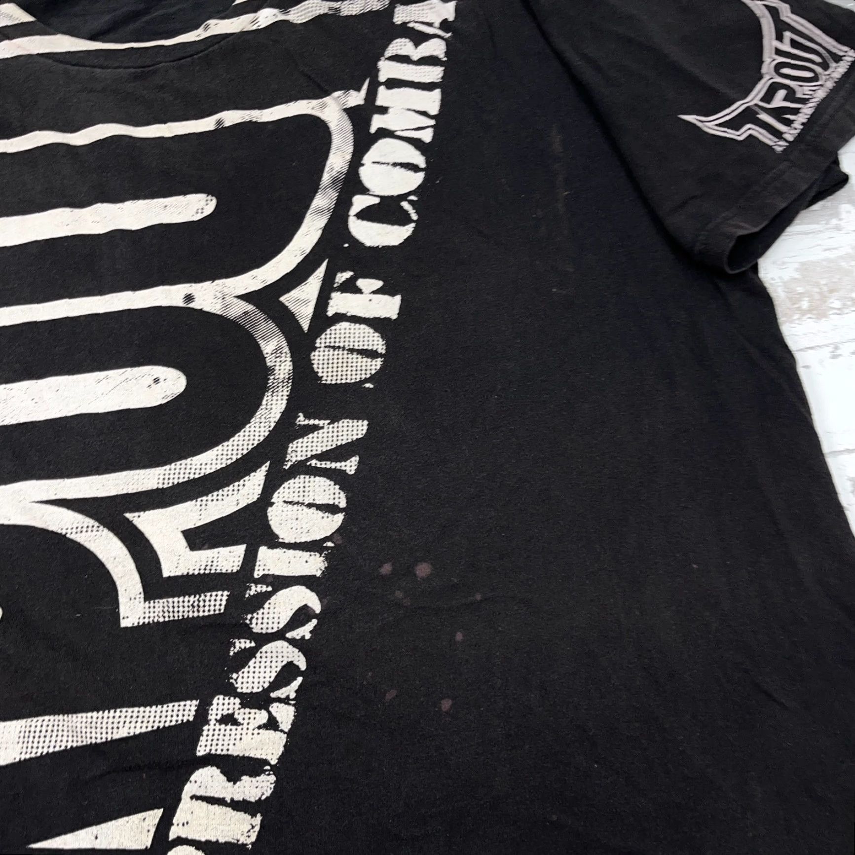 Tapout VINTAGE Tapout Shirt Men 2XL Black Tee Graphic Print Viking Gothic Grunge Motorcycle Punk USA Sun Faded AOP Short Sleeve T-Shirt Mens Size US XXL / EU 58 / 5 - 5 Thumbnail