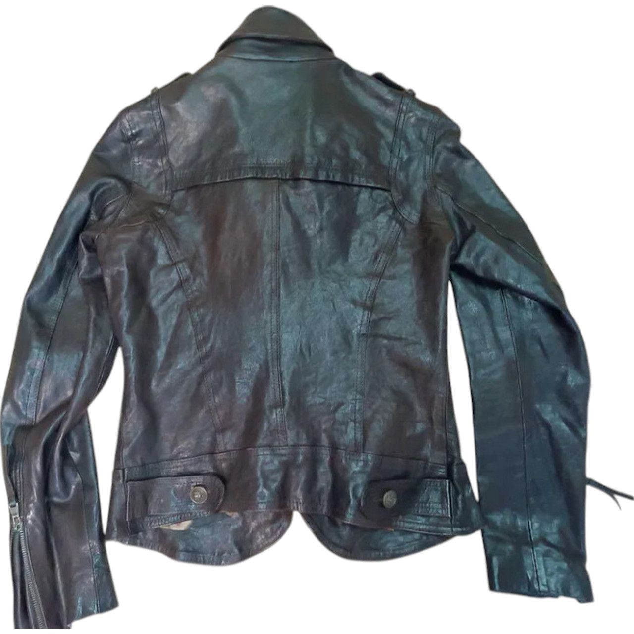 Other Genuine leather womens jacket Sz S / it sz 44 vera pelle Size M / US 6-8 / IT 42-44 - 6 Thumbnail