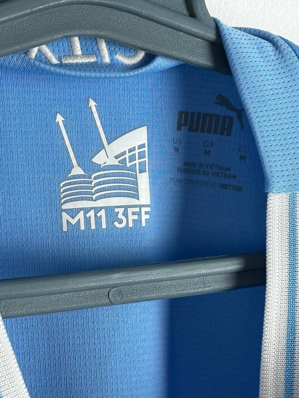 Puma 2023-2024 MANCHESTER CITY HOME JERSEY Size US M / EU 48-50 / 2 - 9 Thumbnail